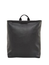 Ausgewählt, Miri Zip Rucksack mit Logopatch von Tom Tailor, schwarz