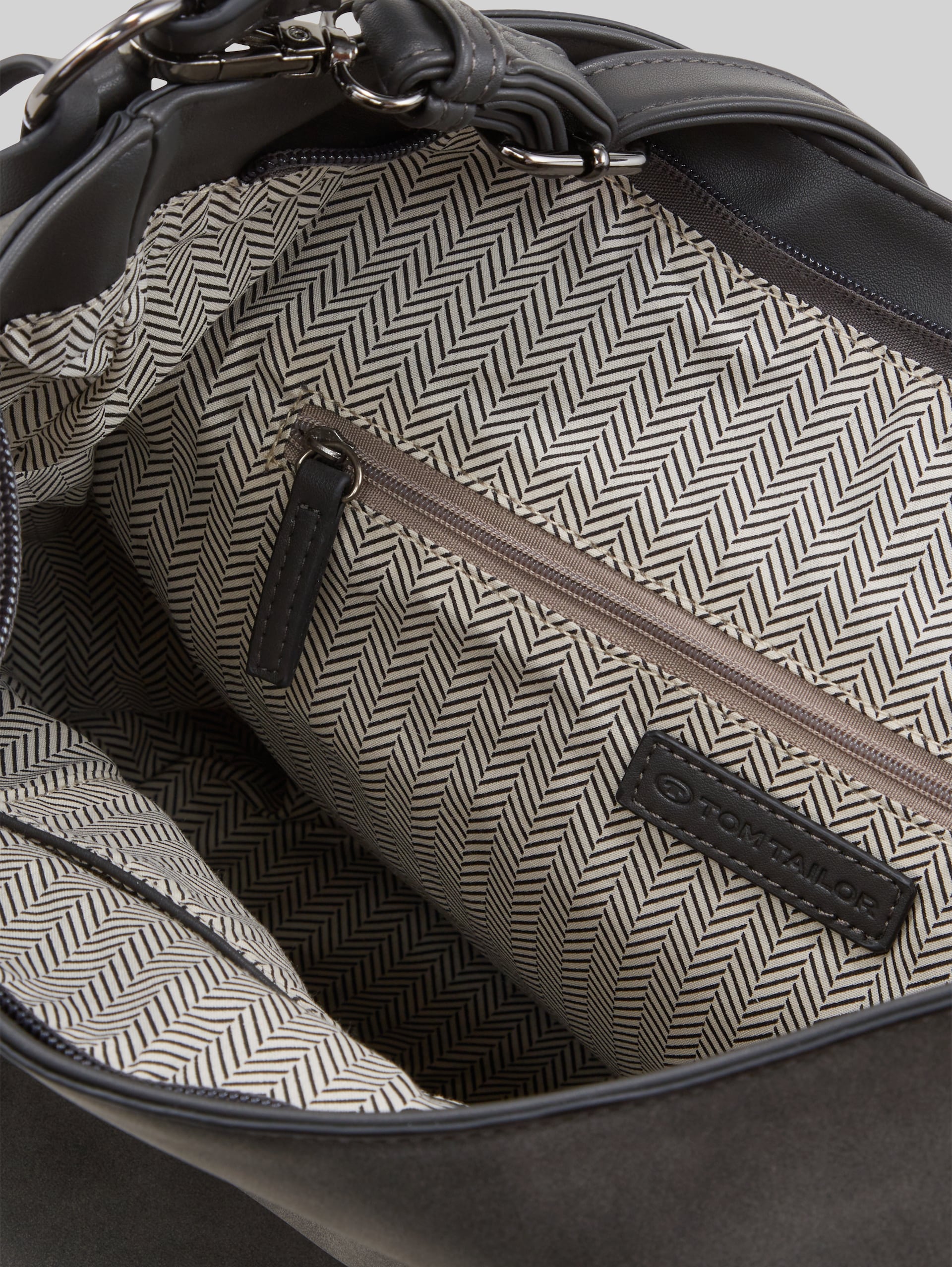 Bruna Shopper - dark grey - seitliche Produkt-Ansicht