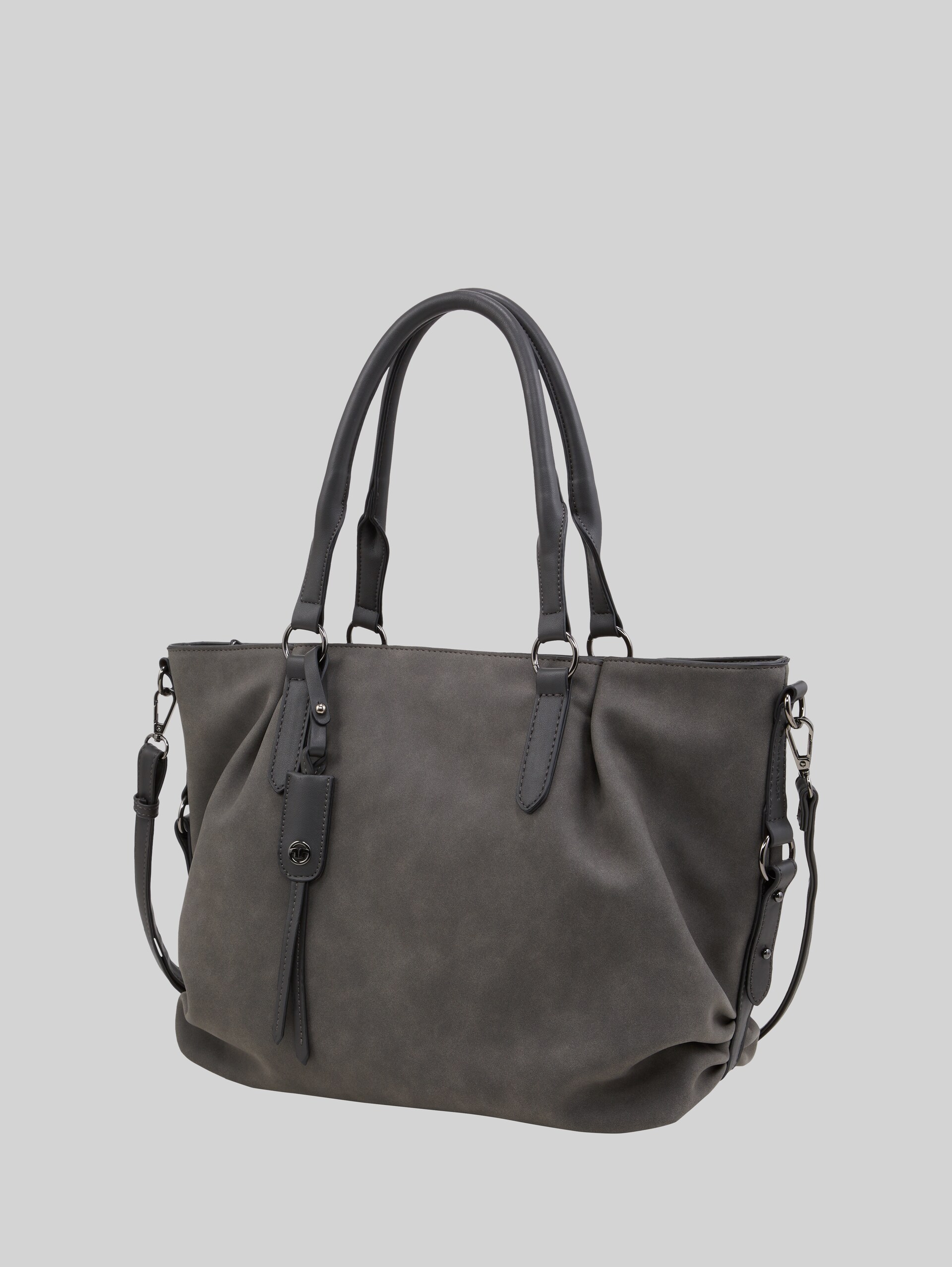 Bruna Shopper - dark grey - seitliche Produkt-Ansicht