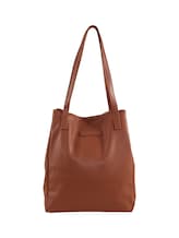 Nicht ausgewählt, TTARONA L Shopper aus Lederimitat von Tom Tailor, braun