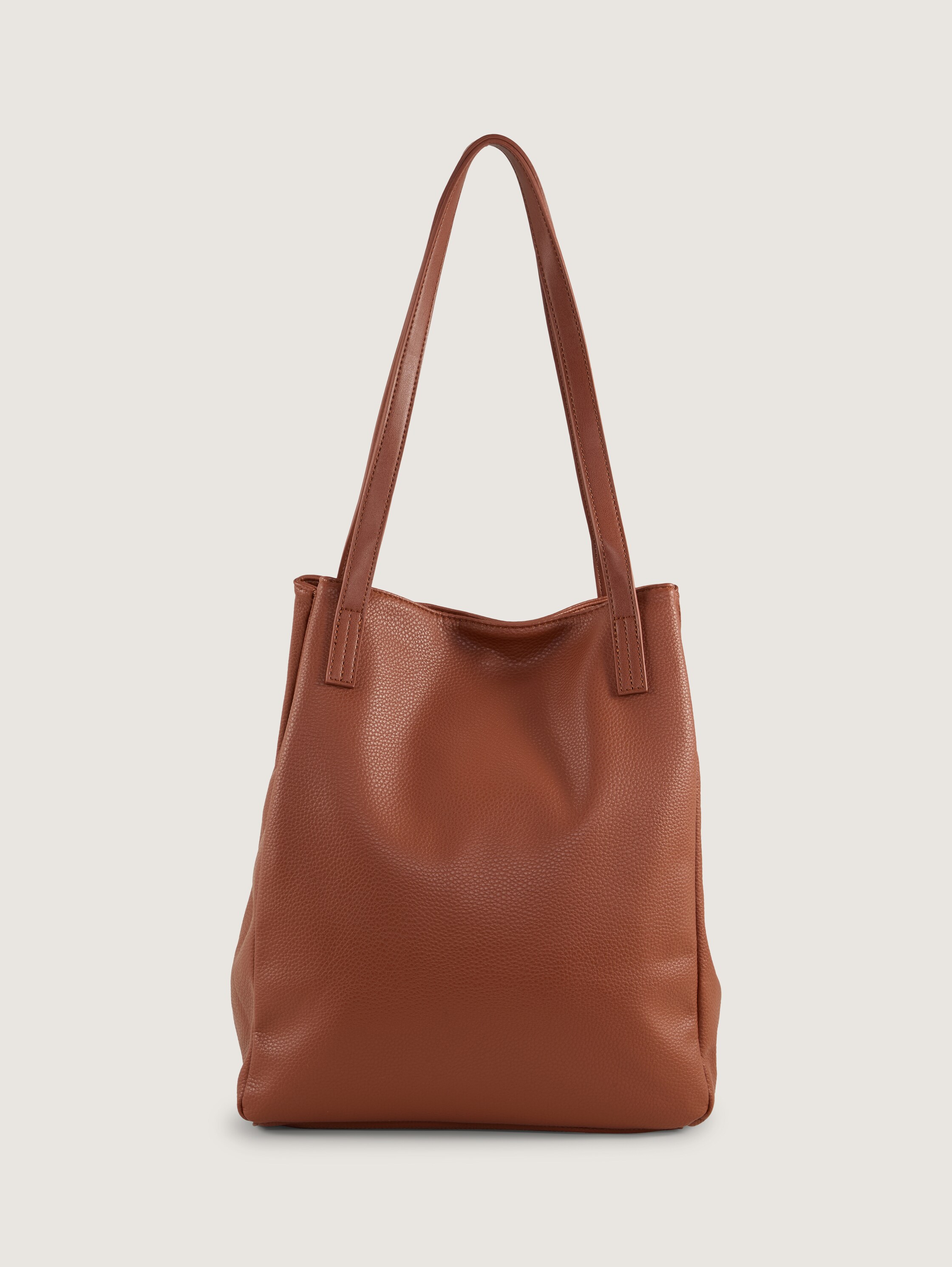TTARONA L Shopper in faux leather - cognac_brandy - 