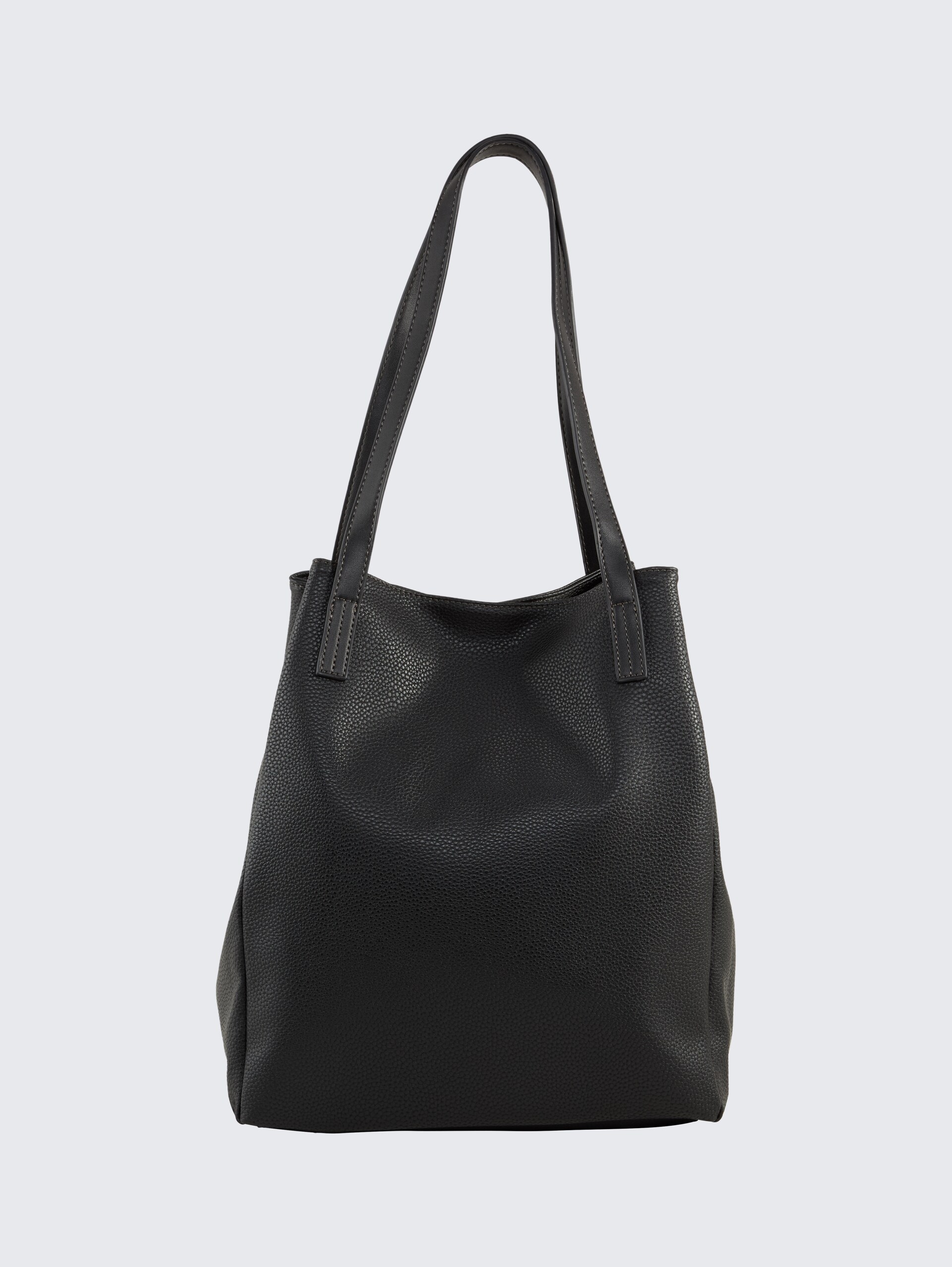 TTARONA L Shopper aus Lederimitat - schwarz / black - Produkt-Rückansicht