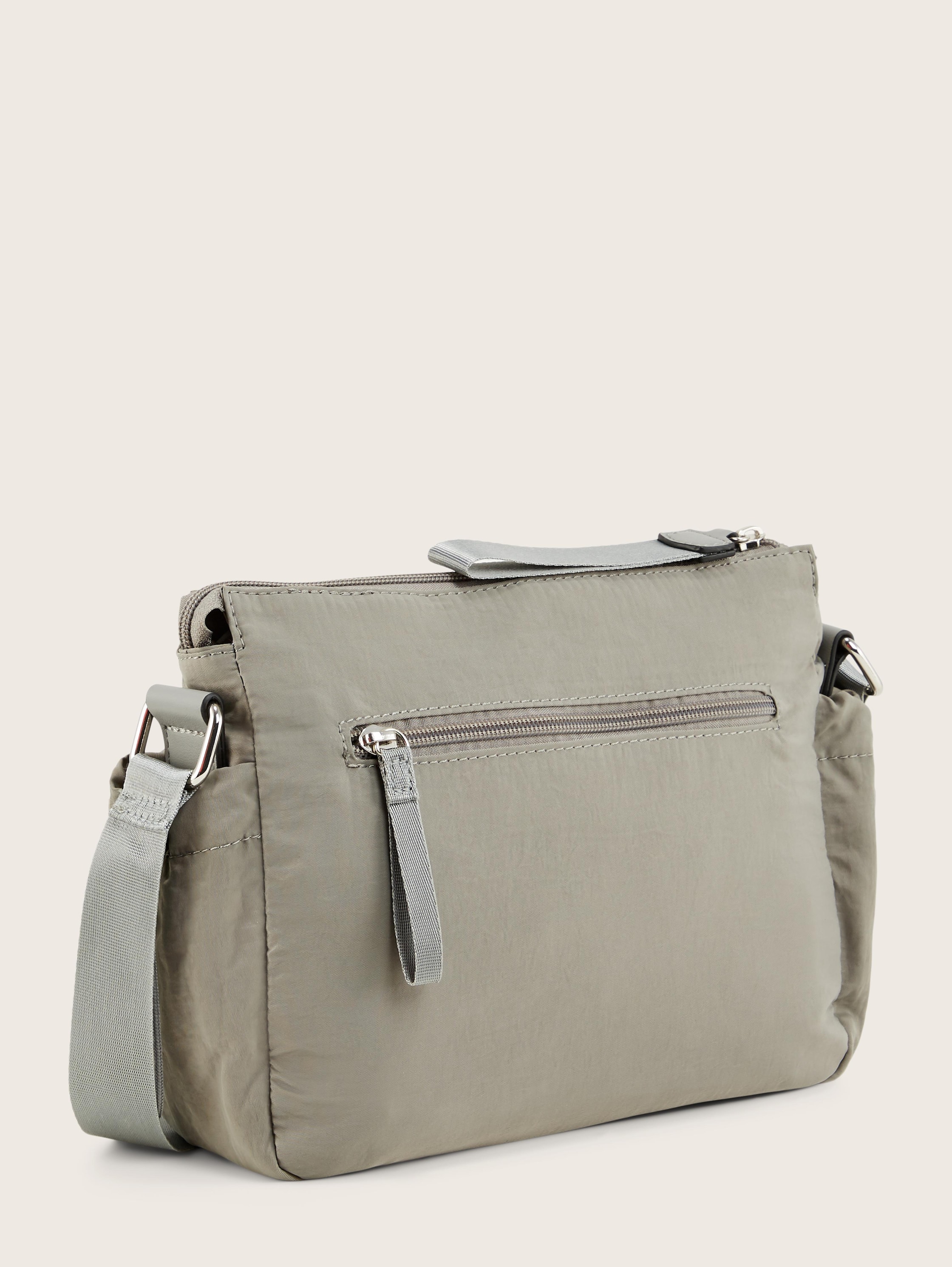 Kleine schoudertas met ritsopening Alma - mid grey - Achteraanzicht product