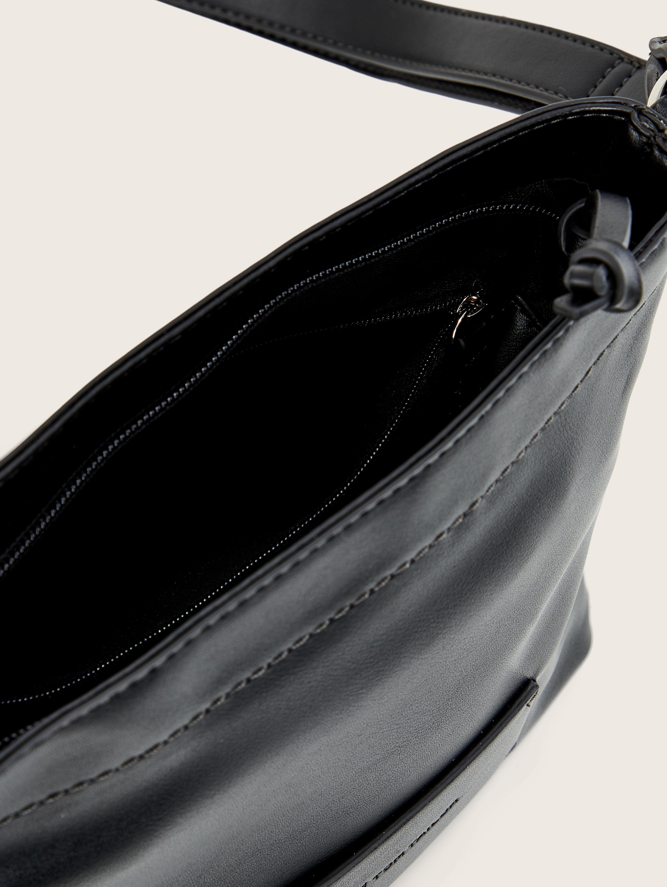 Cross-bag Zanna S Kleine schoudertas met ritssluiting - schwarz / black - zijaanzicht product 