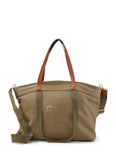 Sélectionné, sac cabas LAURELLA en toile par Tom Tailor, verdoyant