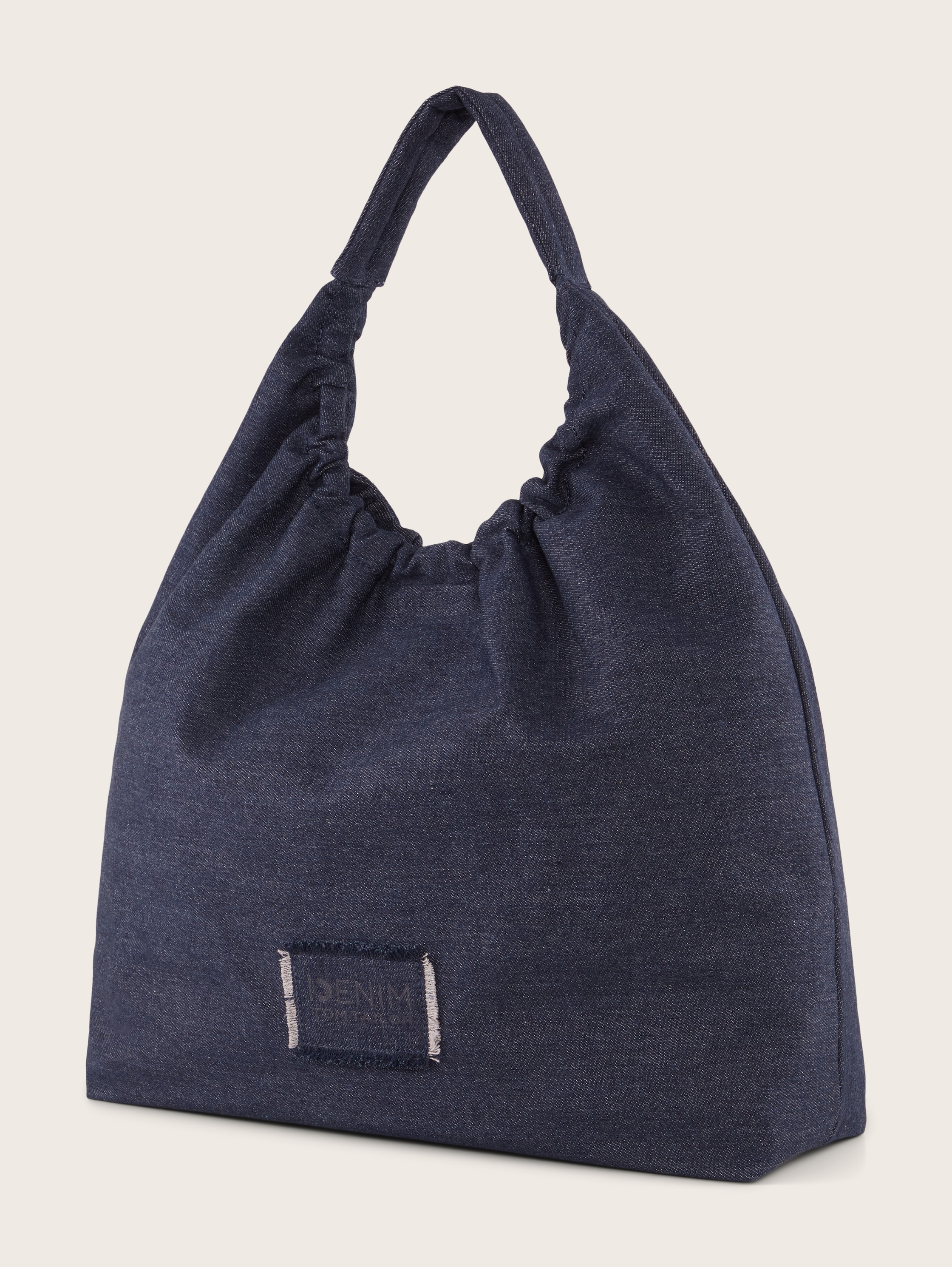 Leslie Shopper aus Denim - dark blue - seitliche Produkt-Ansicht 