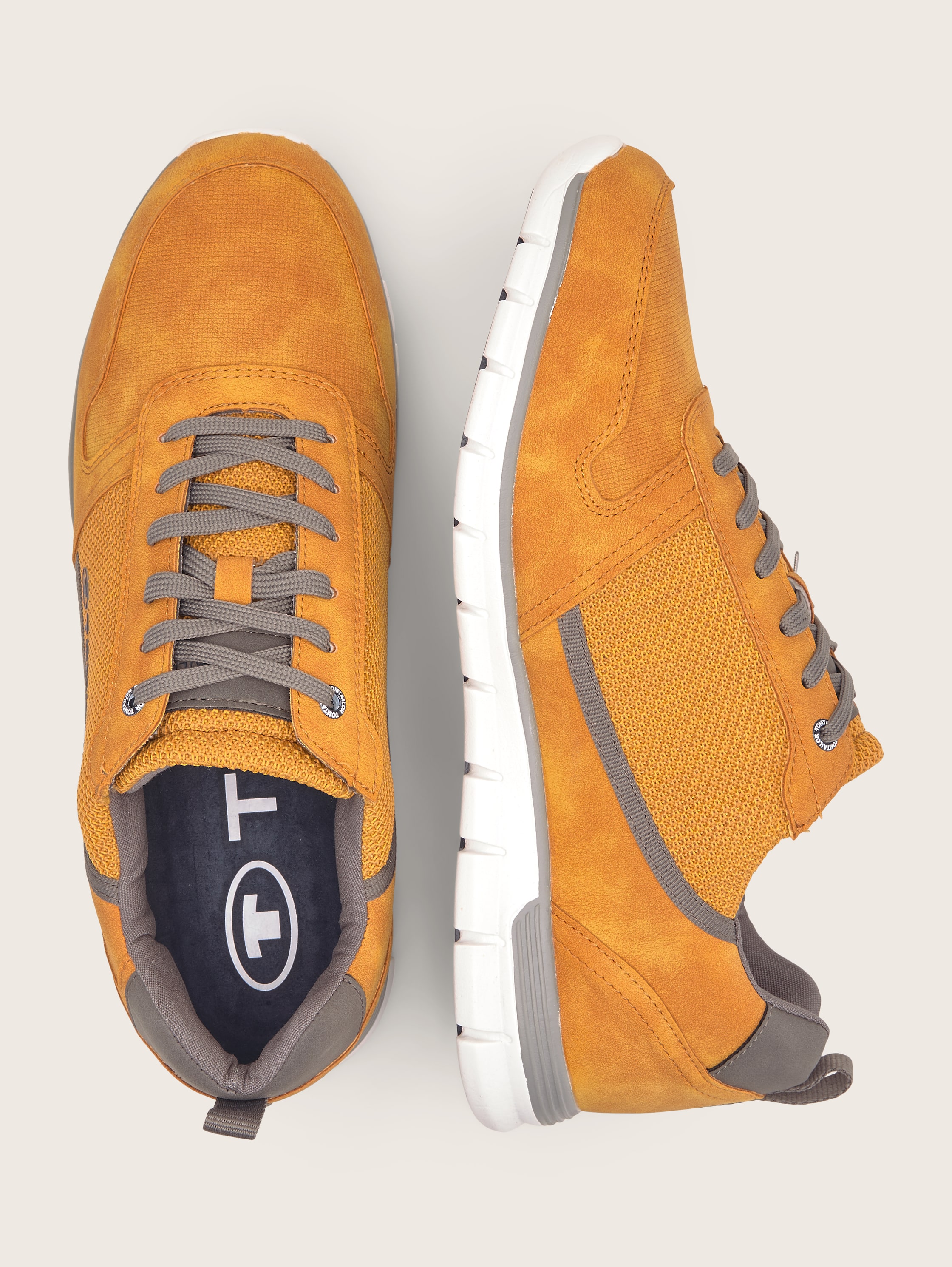 Sneaker in Jeansoptik - yellow - Produkt-Ansicht von oben 
