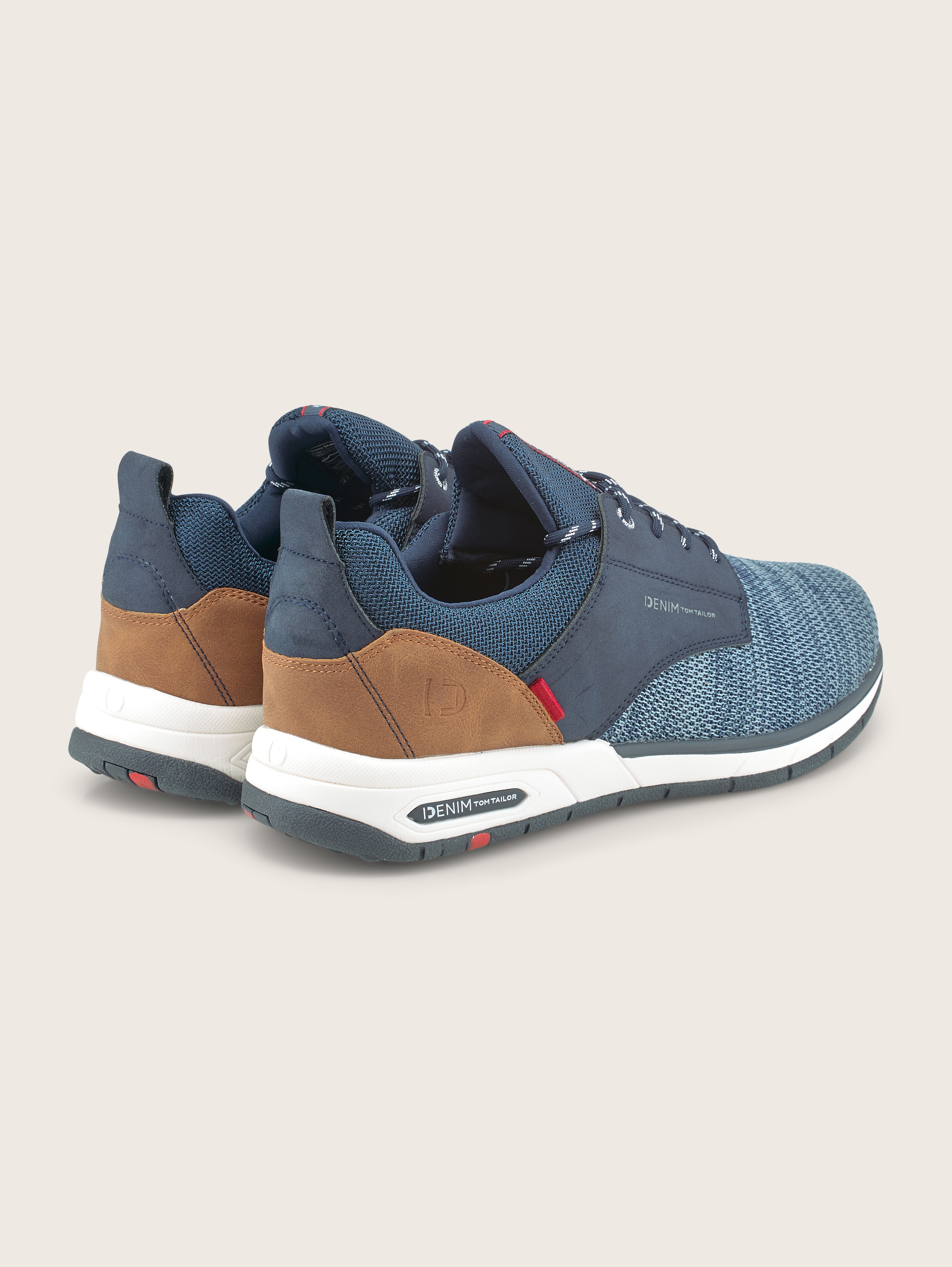 Sneaker mit Strukturmix - blue