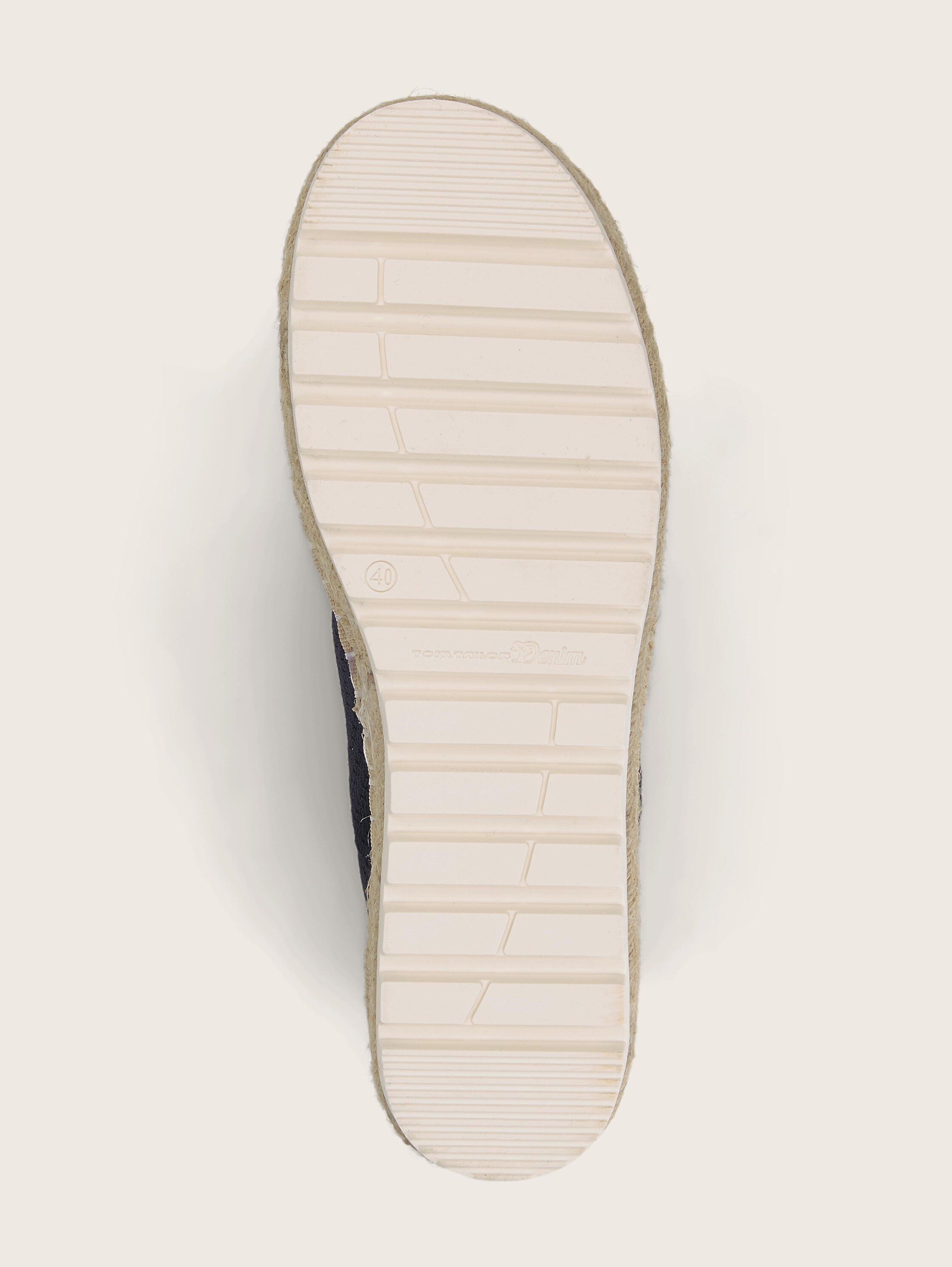 Sneaker mit geflochtener Bastsohle - 7
