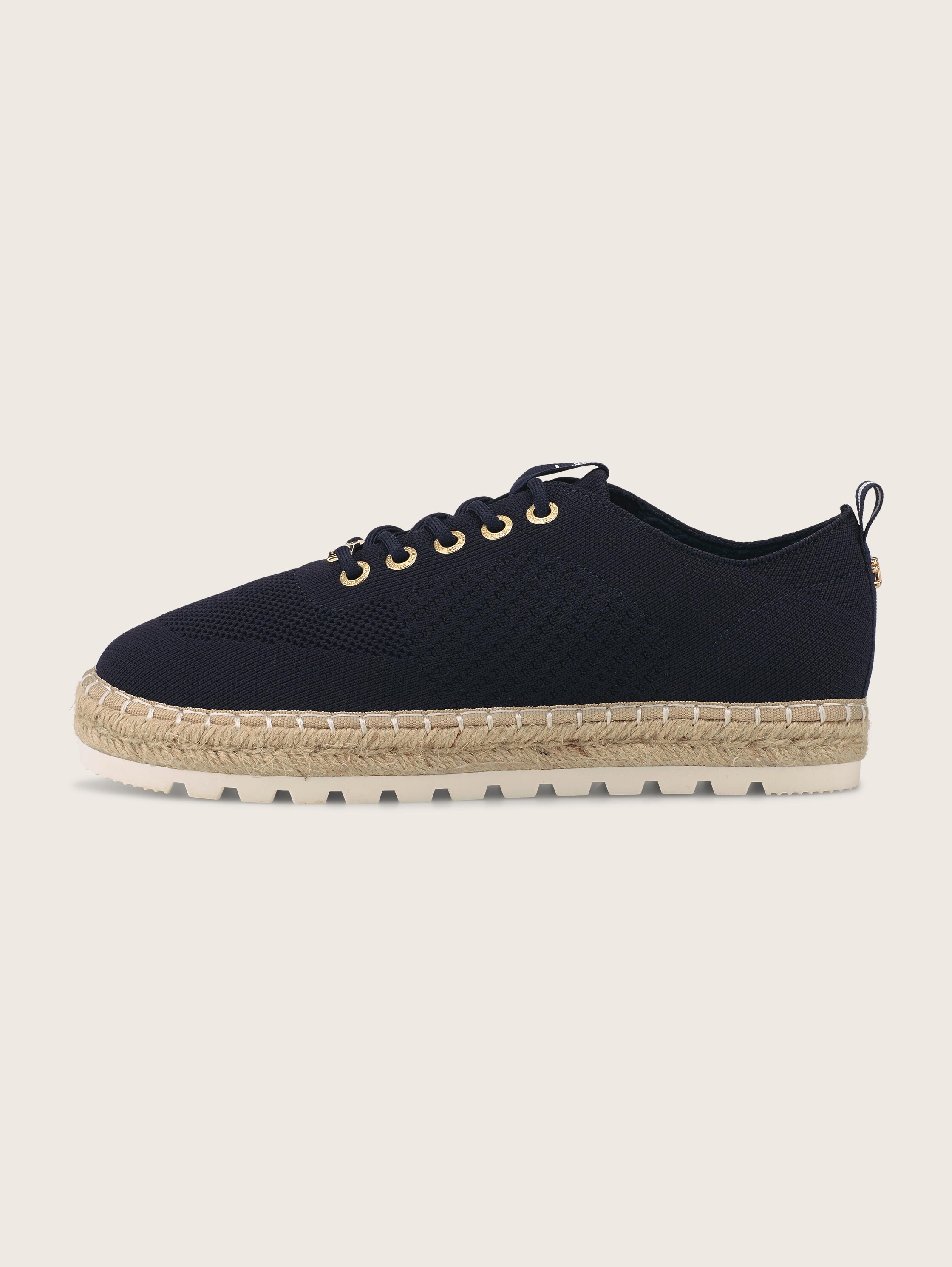 Sneaker mit geflochtener Bastsohle - 2