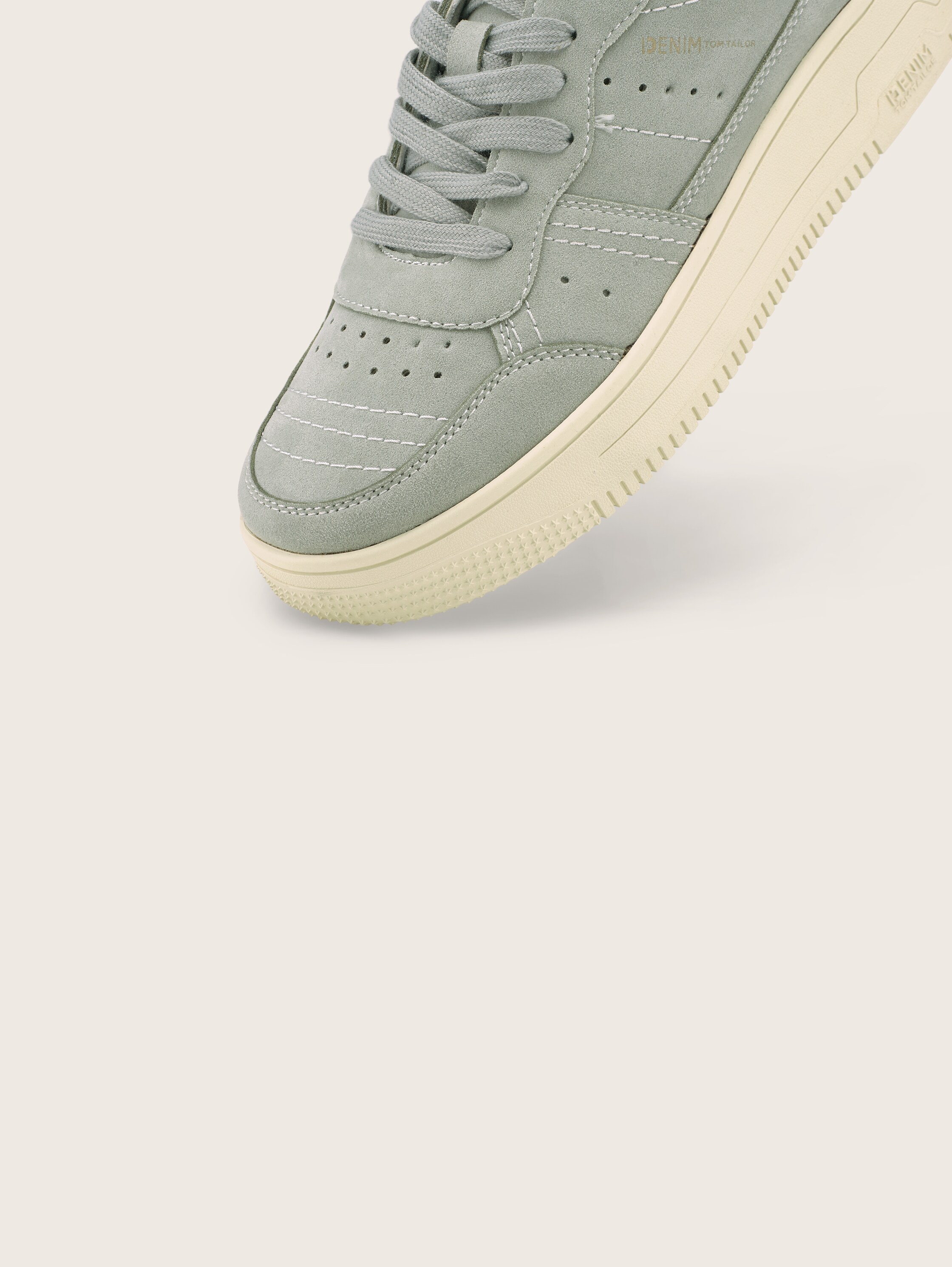 Plain platform sneakers - menta