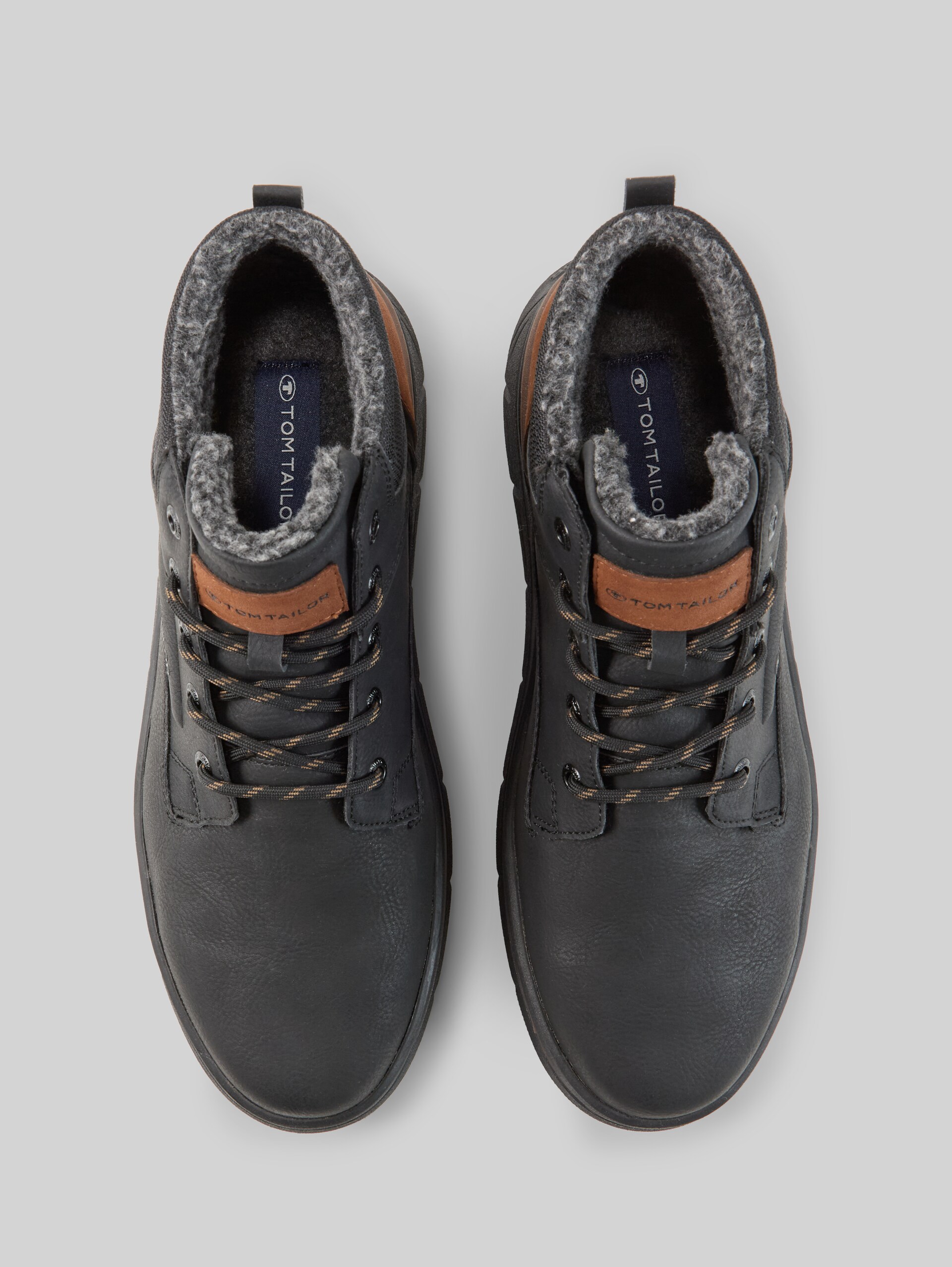 Chaussures à lacets imperméables avec doublure - black - Vue du produit du haut