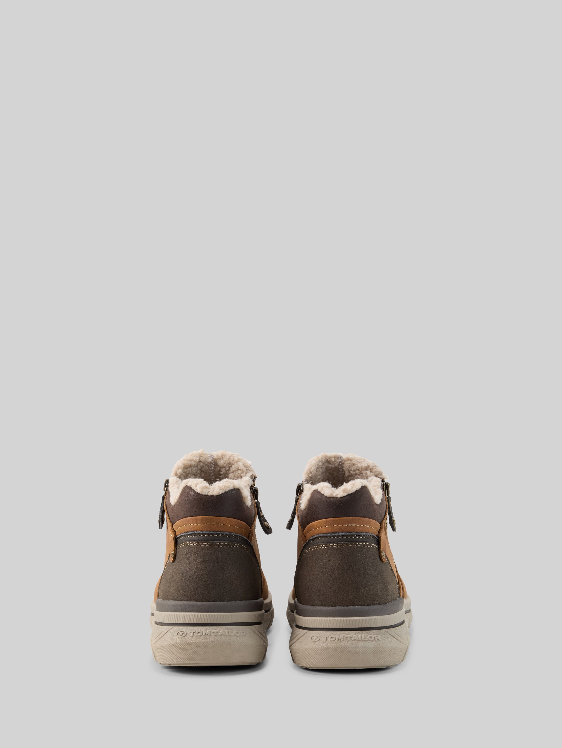 Bottes imperméables avec doublure - cognac - Vue arrière du produit