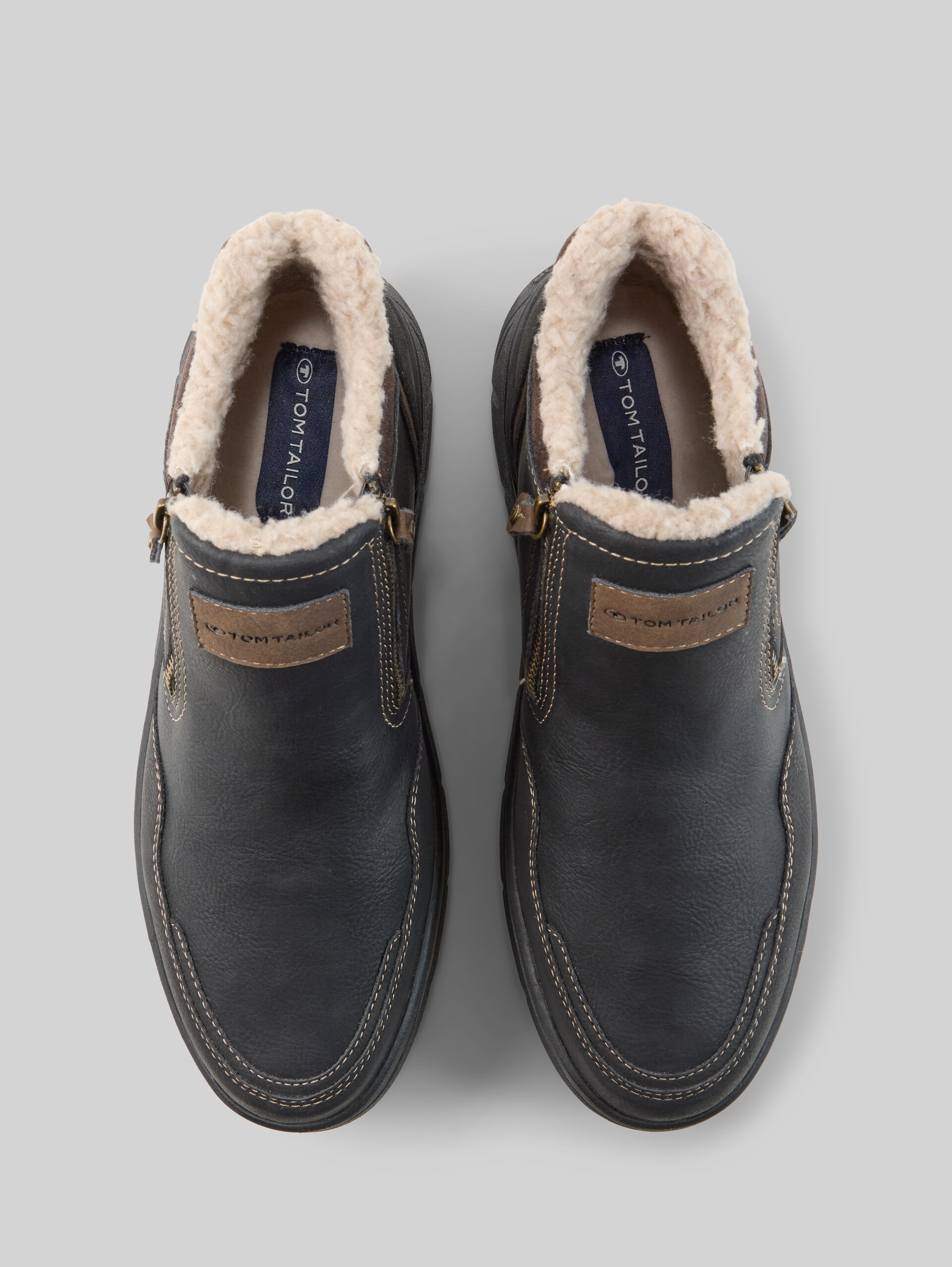 Bottes imperméables avec doublure - black - Vue du produit du haut