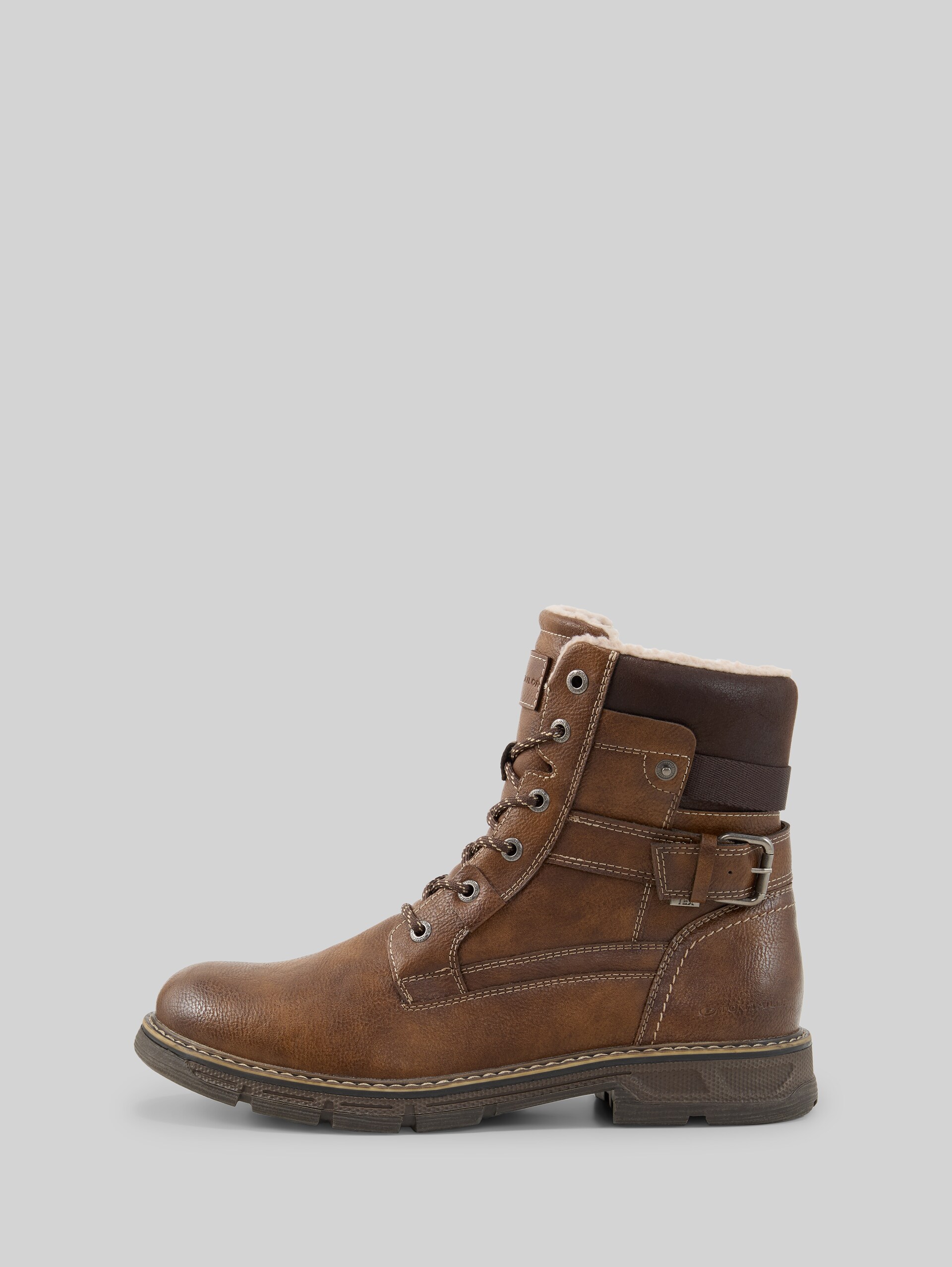 Waterdichte laarzen met gespdetails - brown - zijaanzicht product