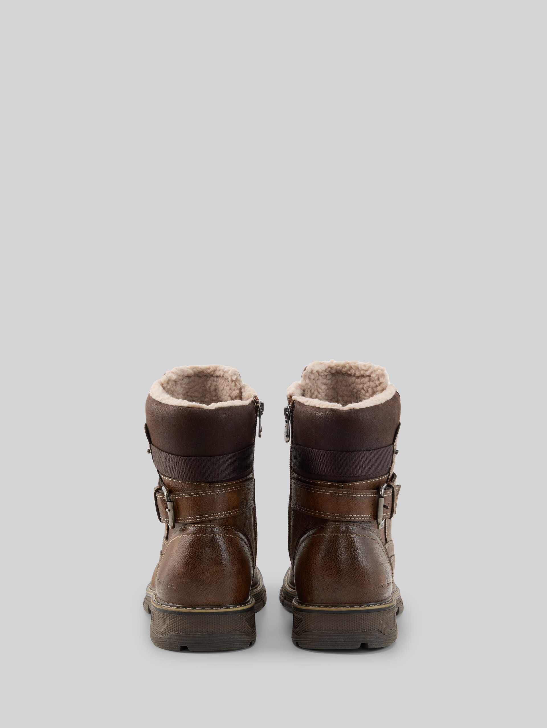 Waterdichte laarzen met gespdetails - brown - Achteraanzicht product