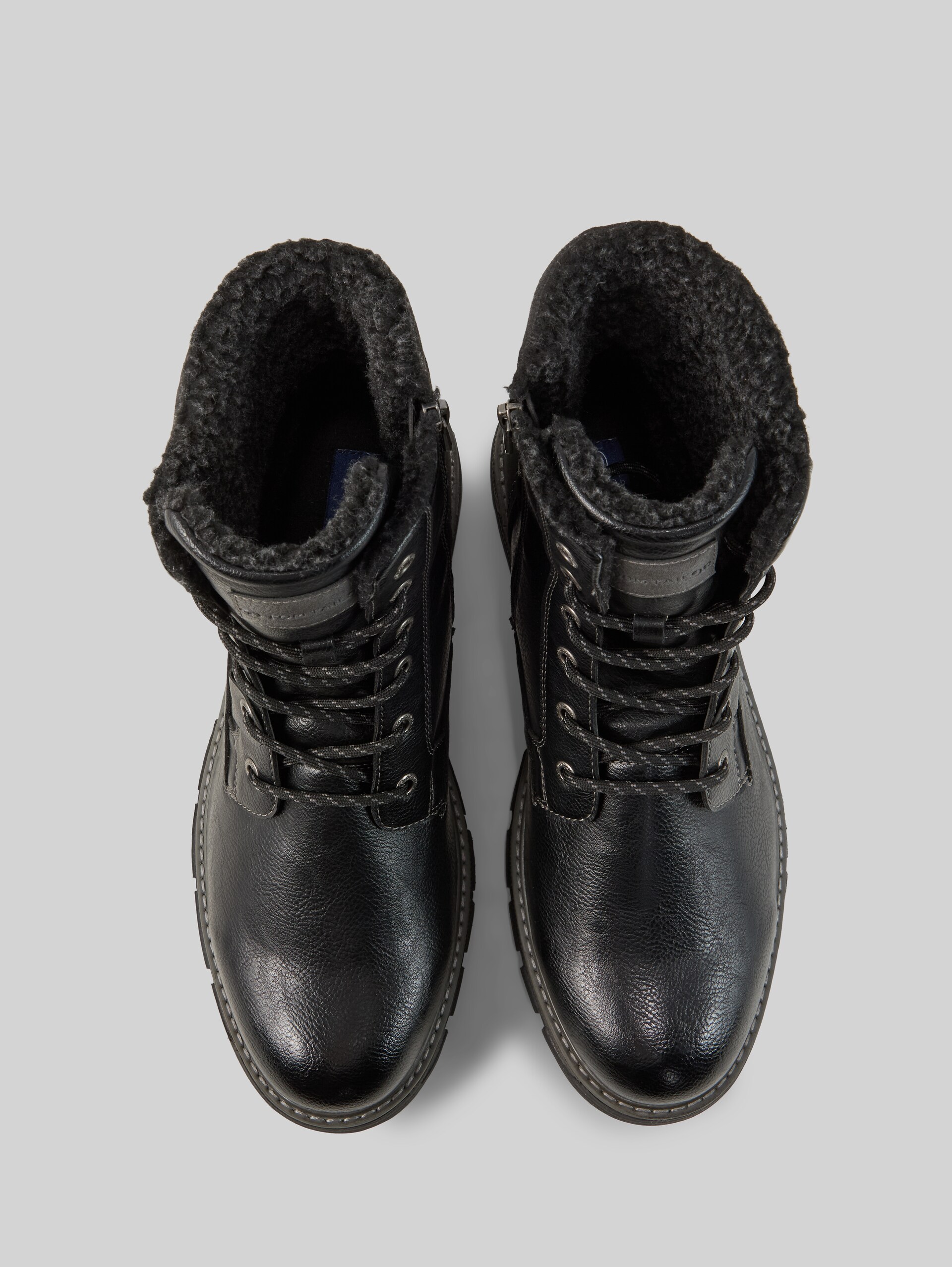 Waterdichte laarzen met gespdetails - black - Bovenaanzicht product 