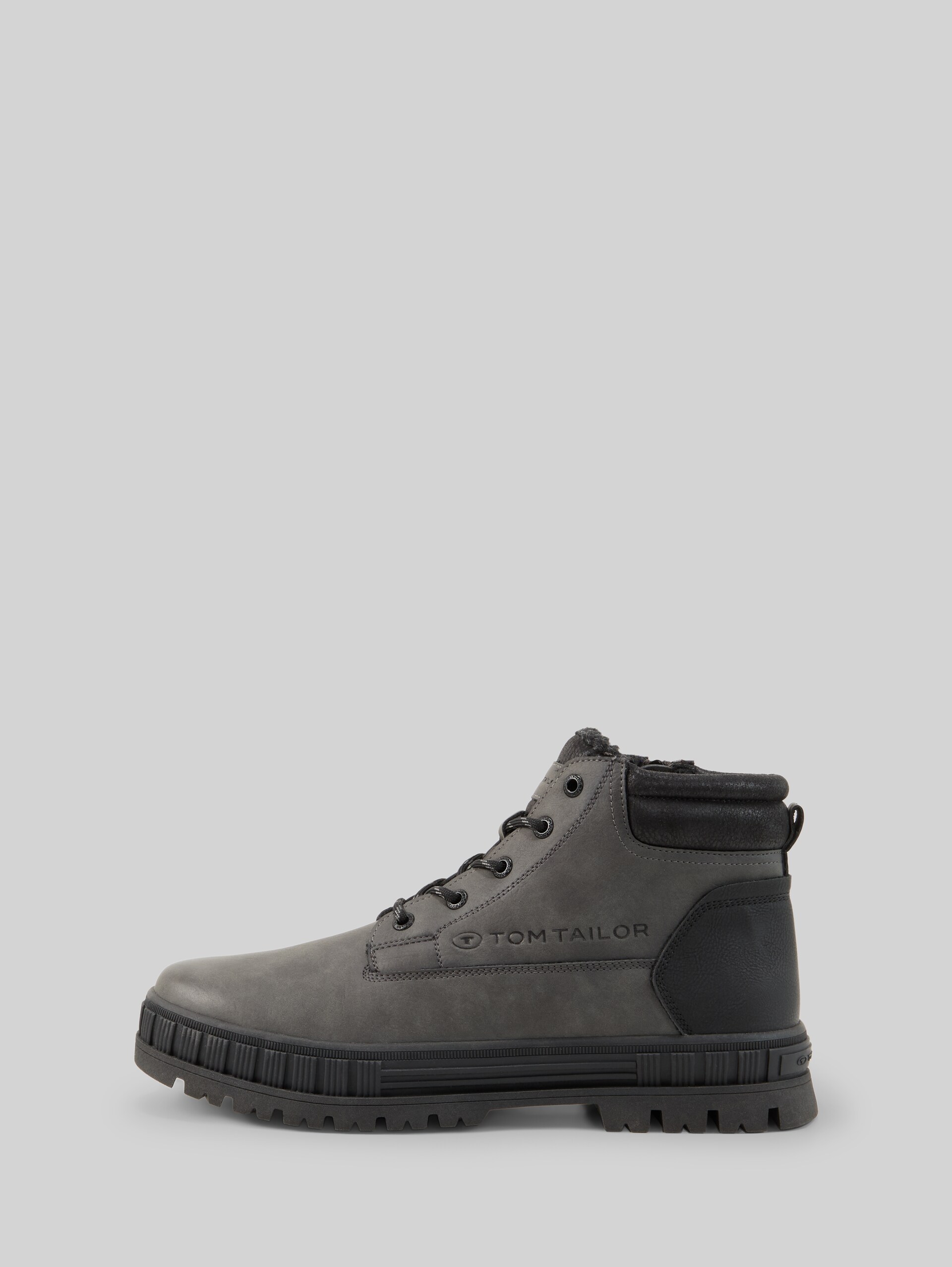 Bottes doublées en simili-cuir - grey - vue latérale du produit