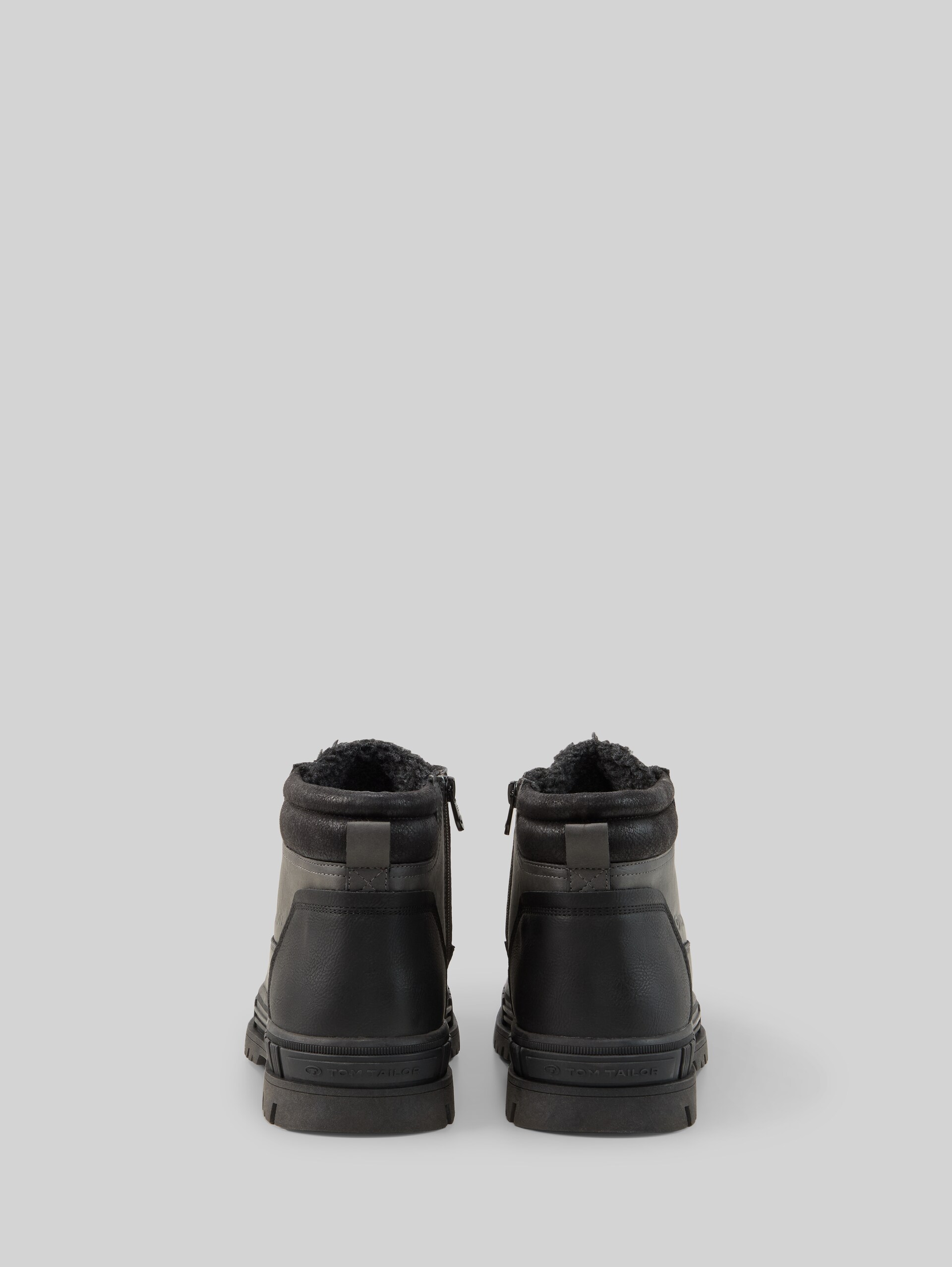 Bottes doublées en simili-cuir - grey - Vue arrière du produit