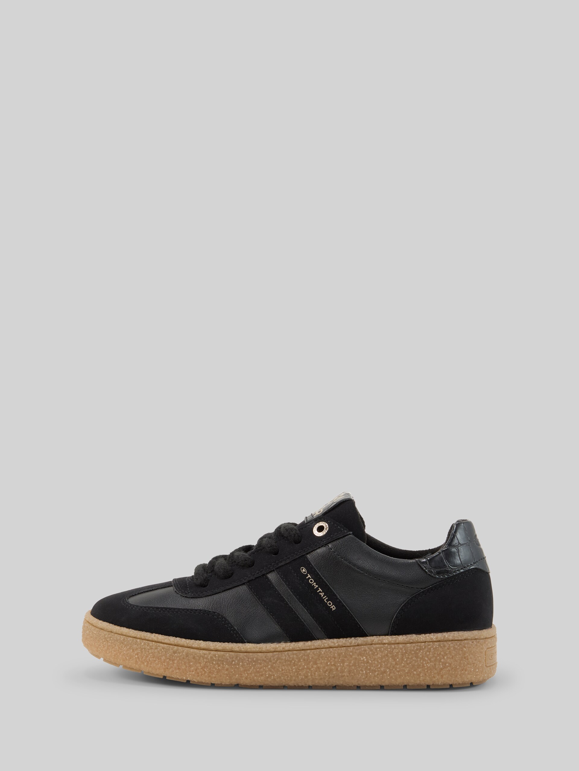 Sneakers van kunstleer - black - zijaanzicht product