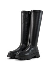 Sélectionné, Bottes doublées à talons carrés par Tom Tailor, noires
