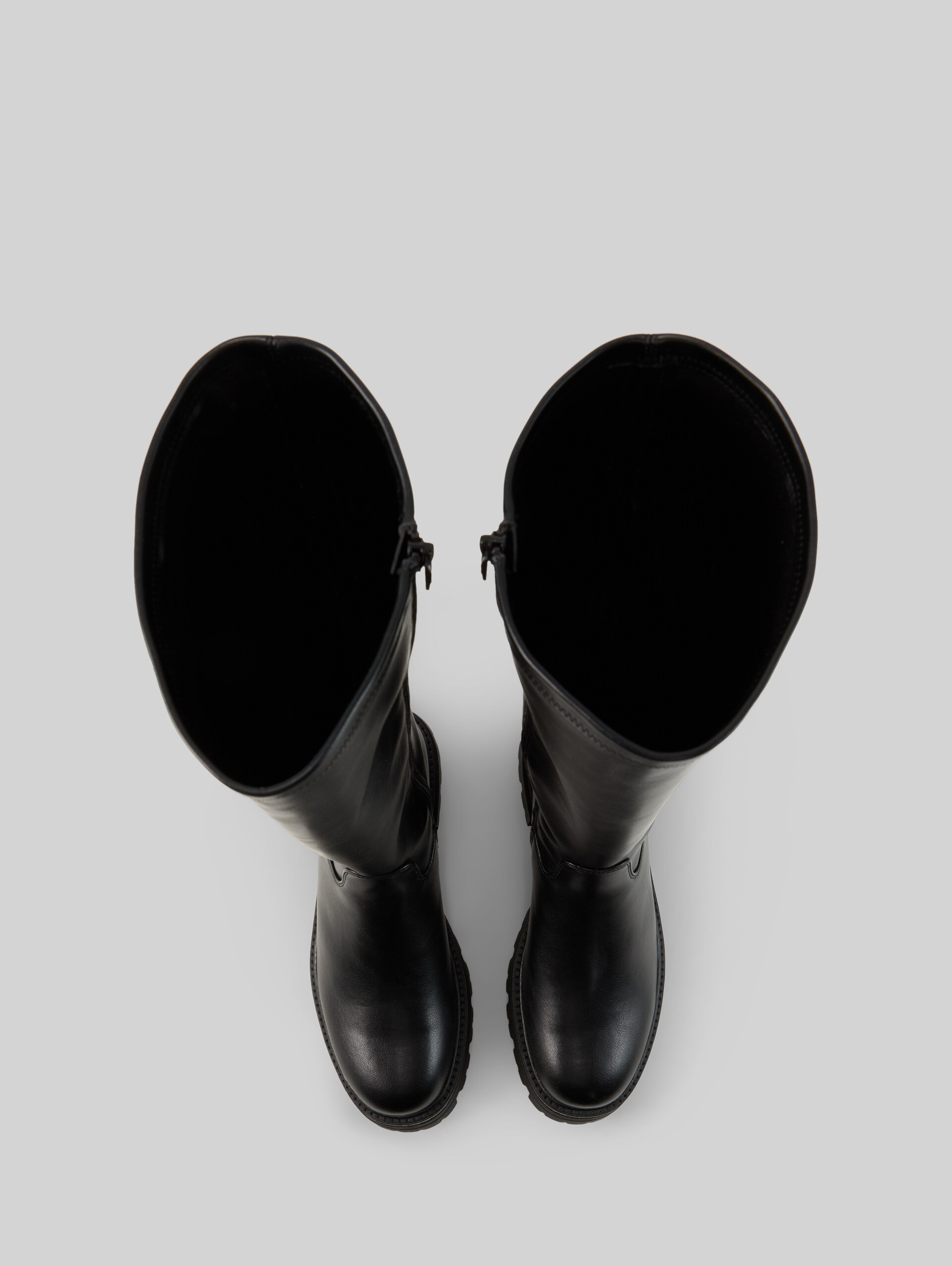 Bottes doublées à talons carrés - black - Vue du produit du haut