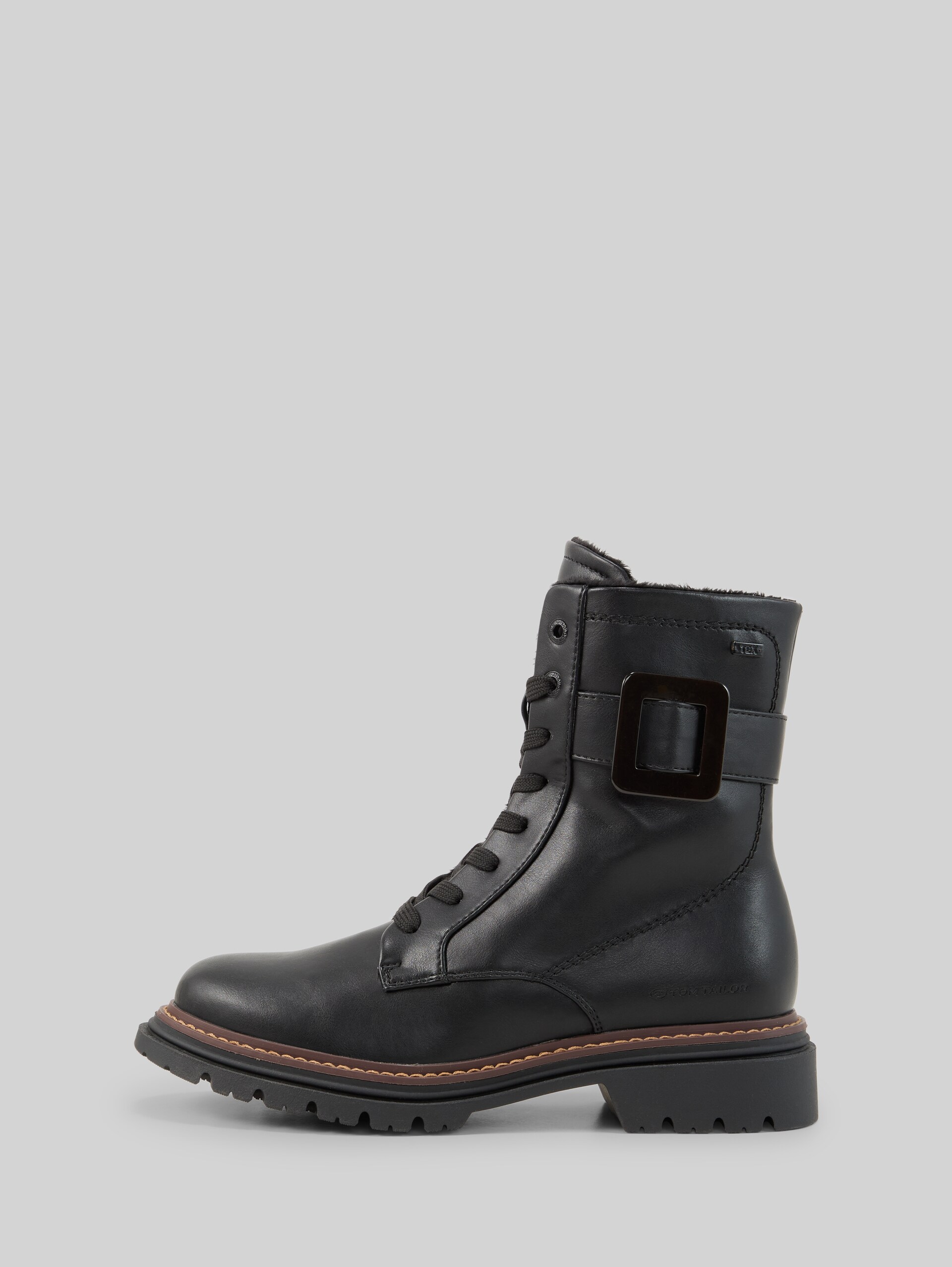 Bottes imperméables avec boucles - black - vue latérale du produit