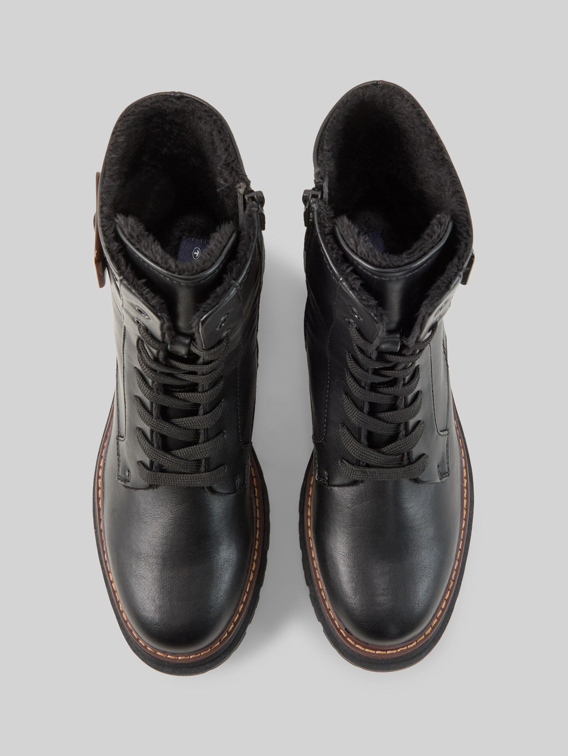 Bottes imperméables avec boucles - black - Vue du produit du haut