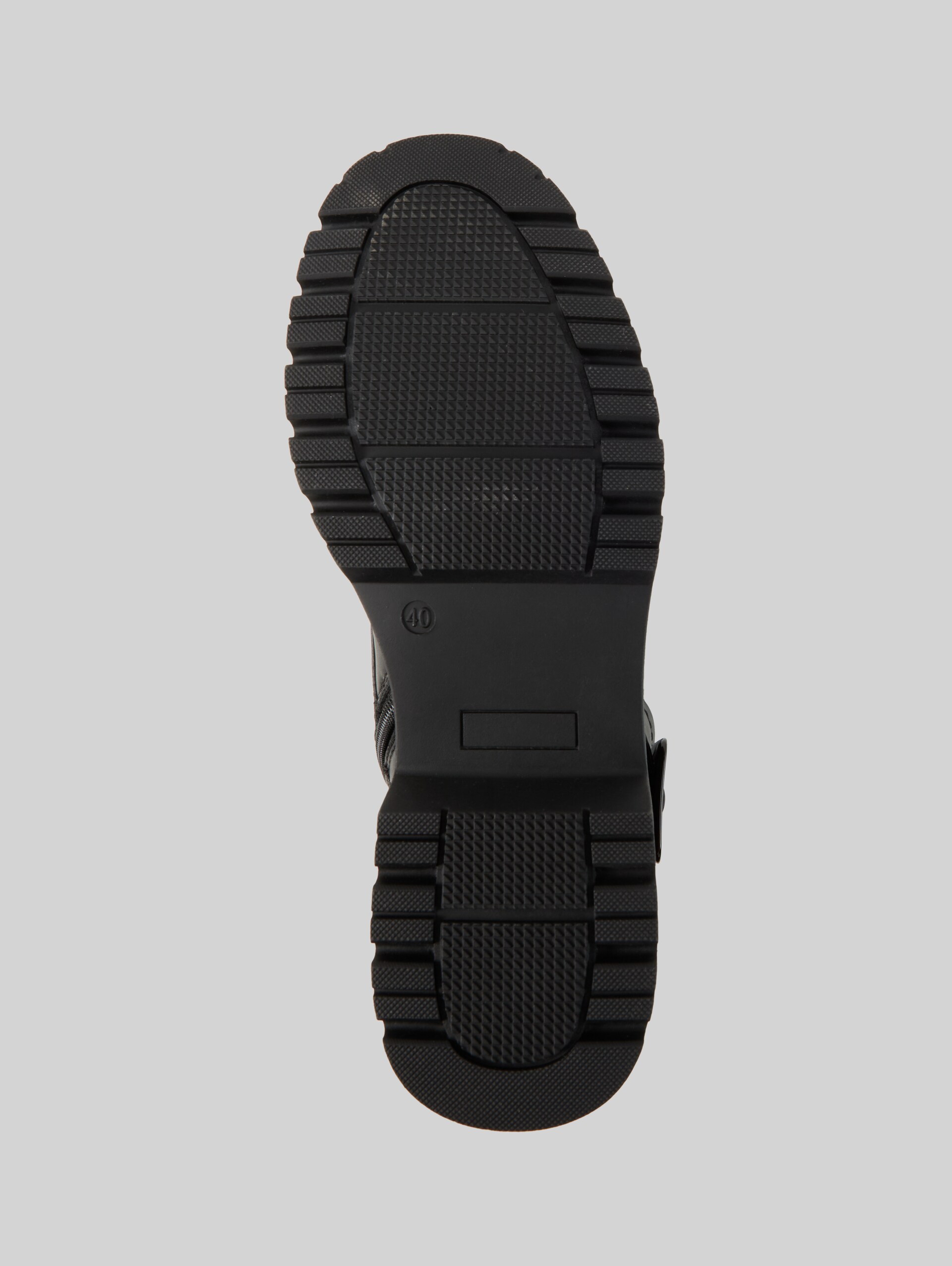 Bottes imperméables avec boucles - black - Vue du produit semelle 