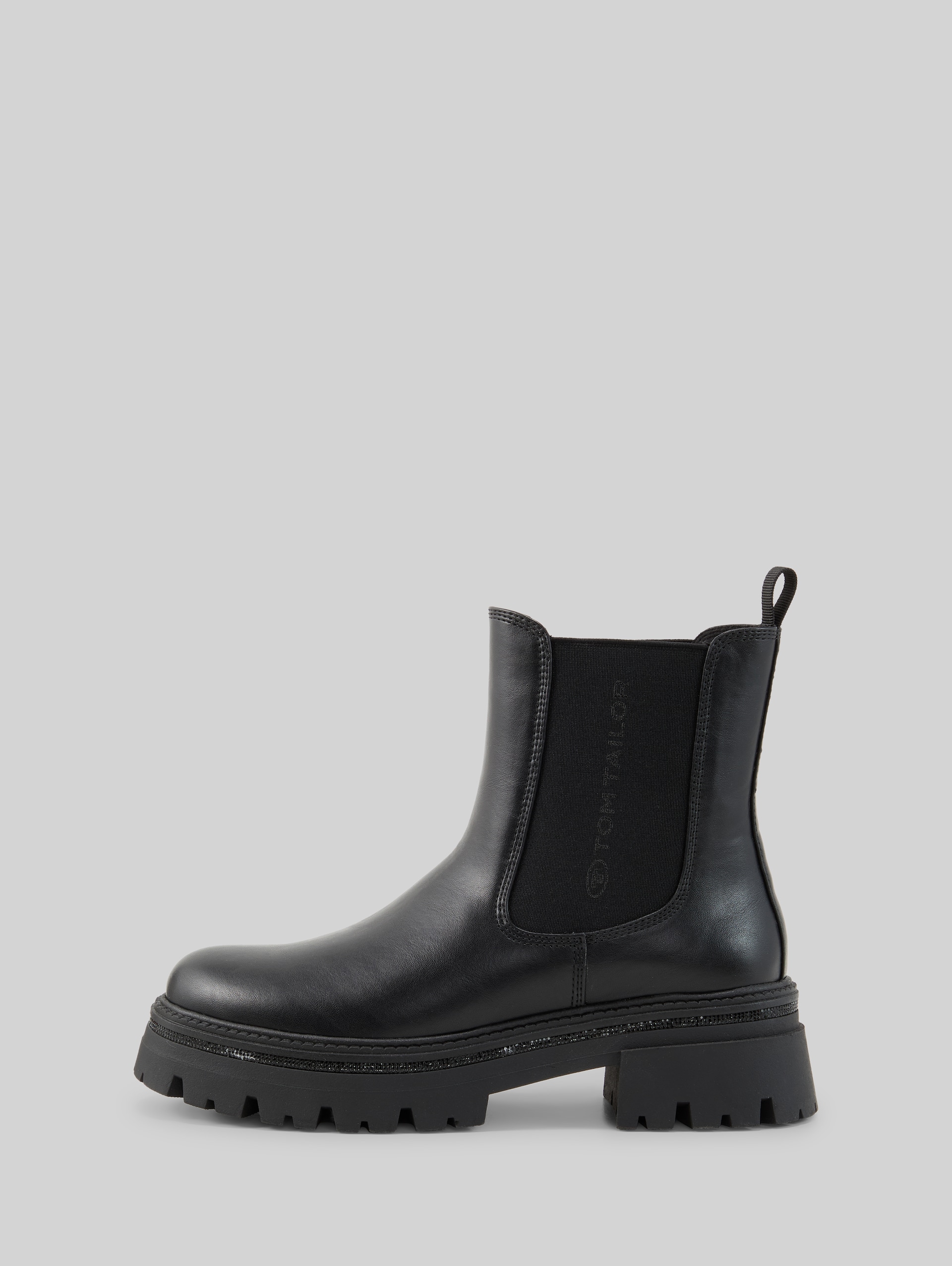 Bottes avec boucle logo - mokka - vue latérale du produit
