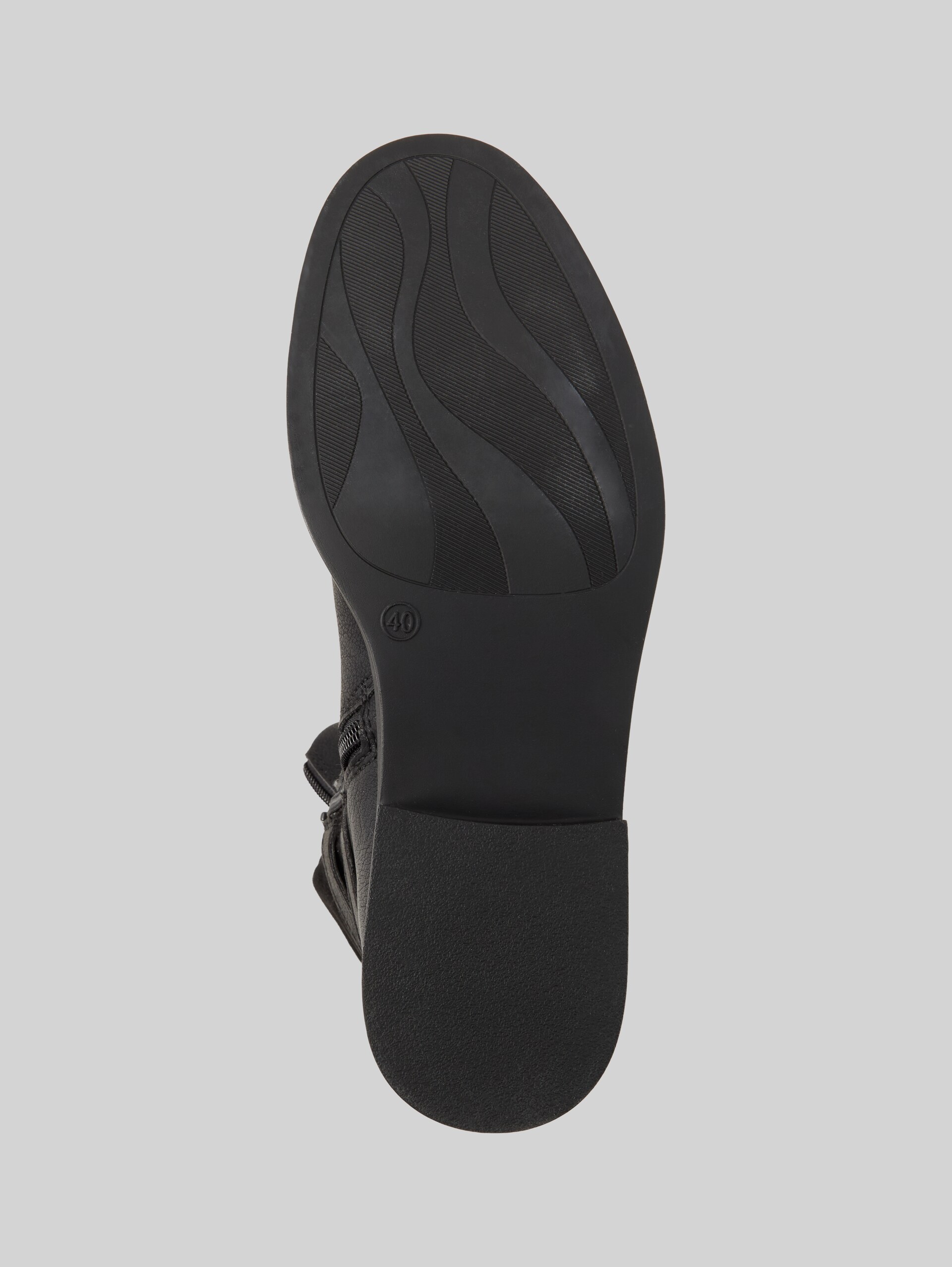 Bottes avec boucle logo - black - Vue du produit semelle 