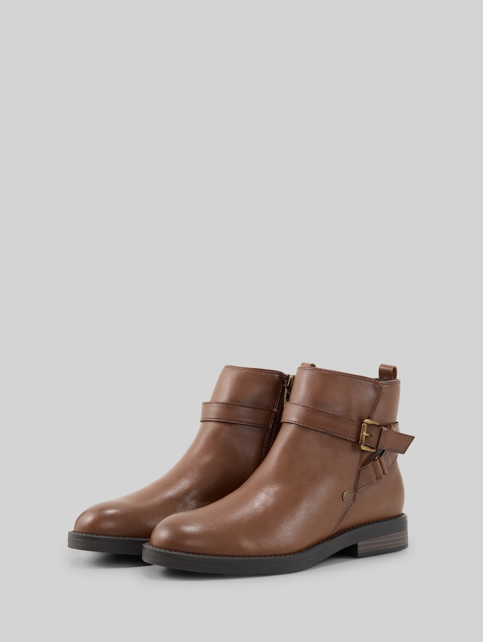 Bottines à boucle par Women, brown