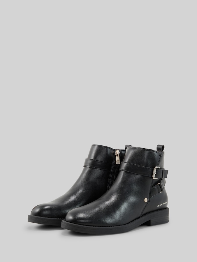 Bottines à boucle par Women, black