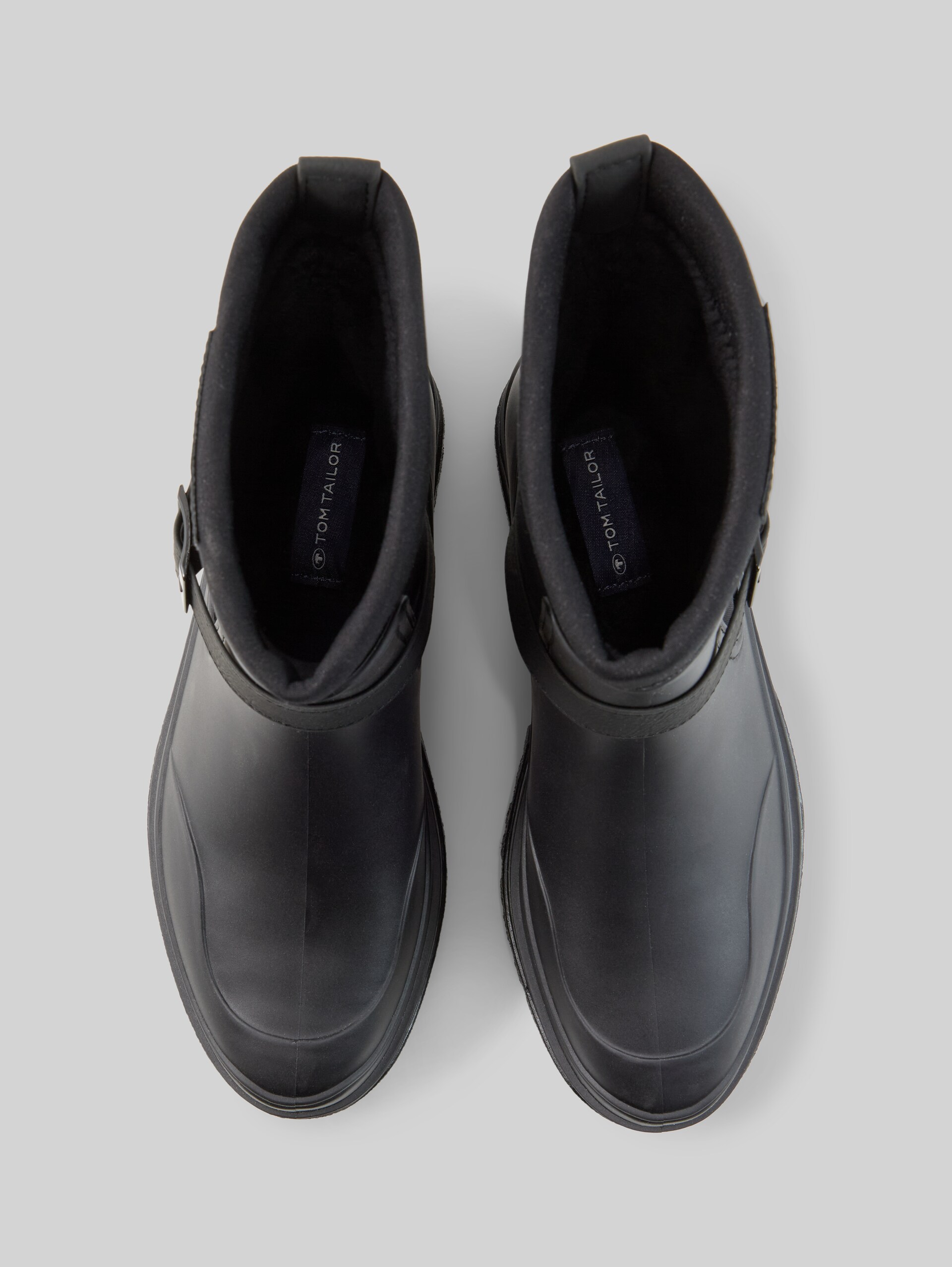 Bottes imperméables avec boucles - black - Vue du produit du haut