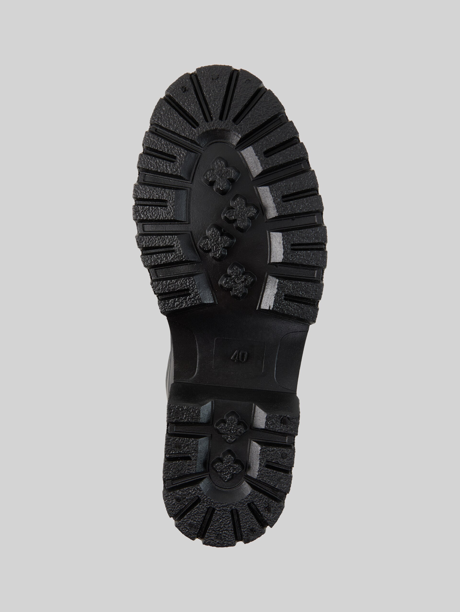 Bottes imperméables avec boucles - black - Vue du produit semelle 