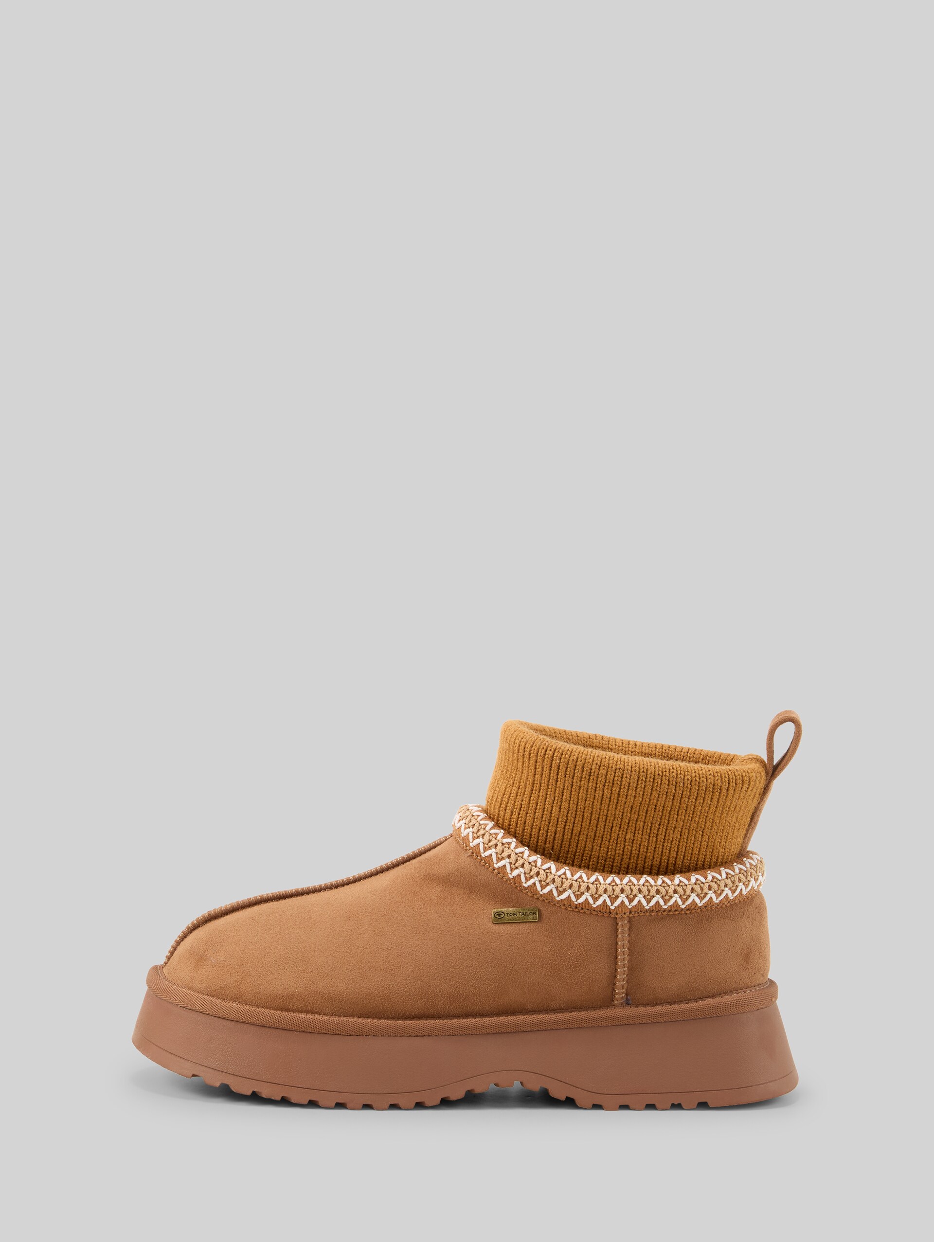 Bottines de neige brodées - hazel - vue latérale du produit