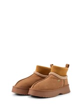 Non sélectionné, Bottines de neige brodées par Tom Tailor, beige