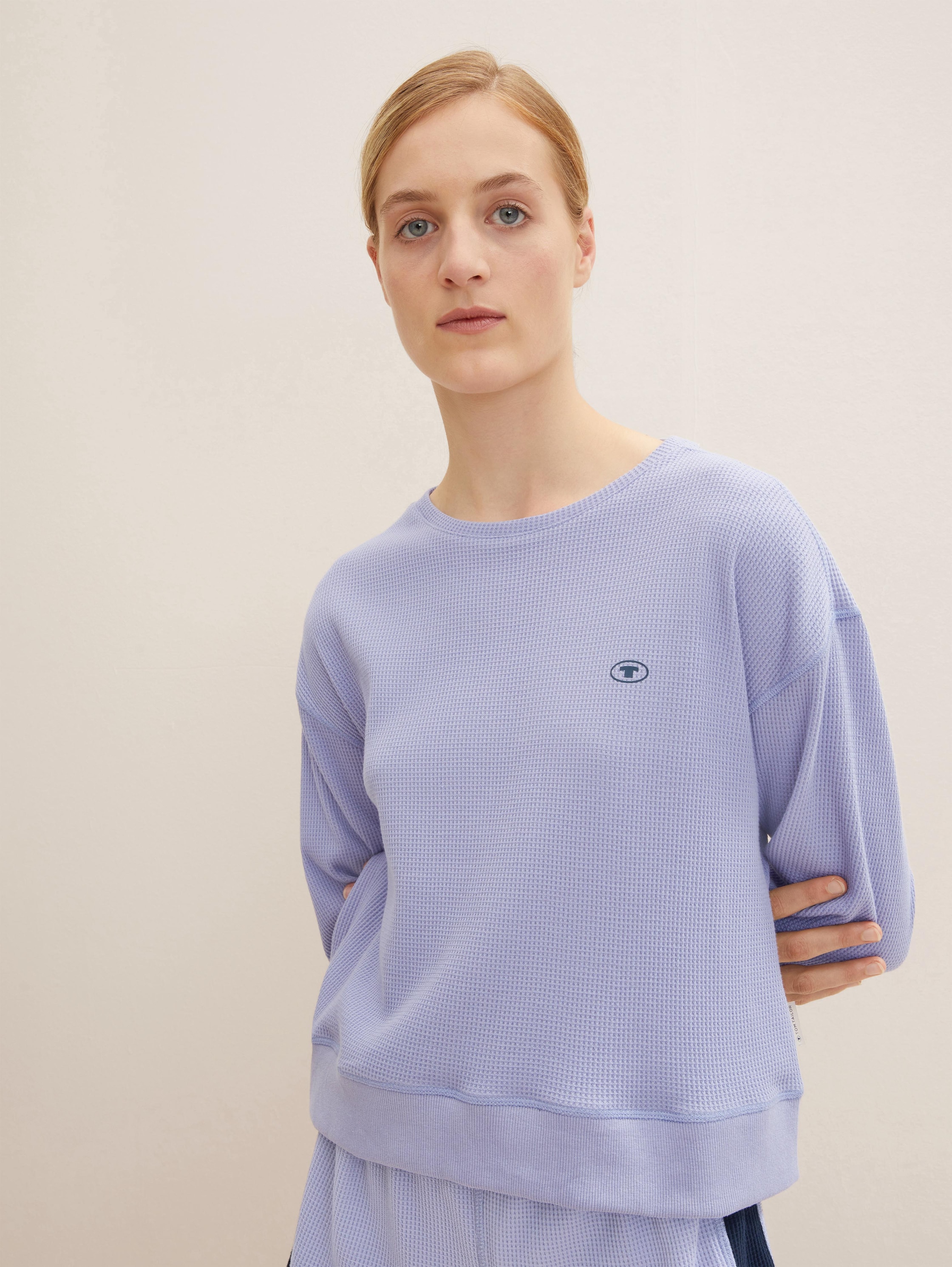 Ademend sweatshirt - lavendel