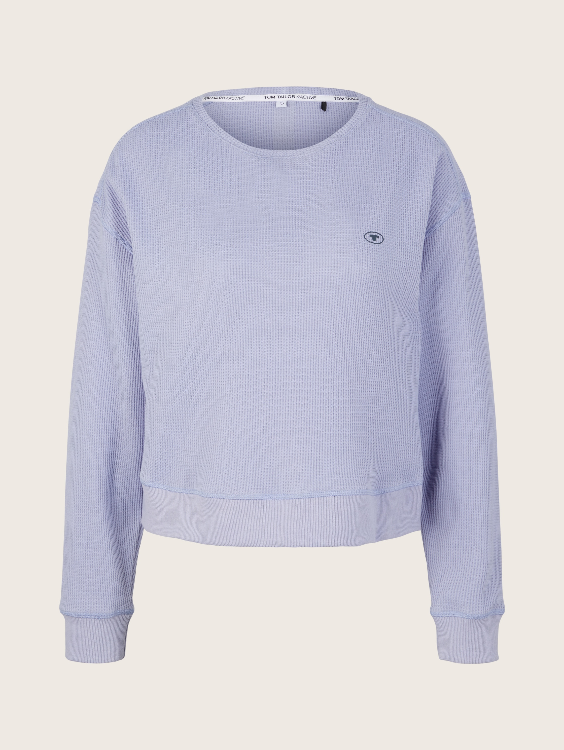 Ademend sweatshirt - lavendel - Product vooraanzicht