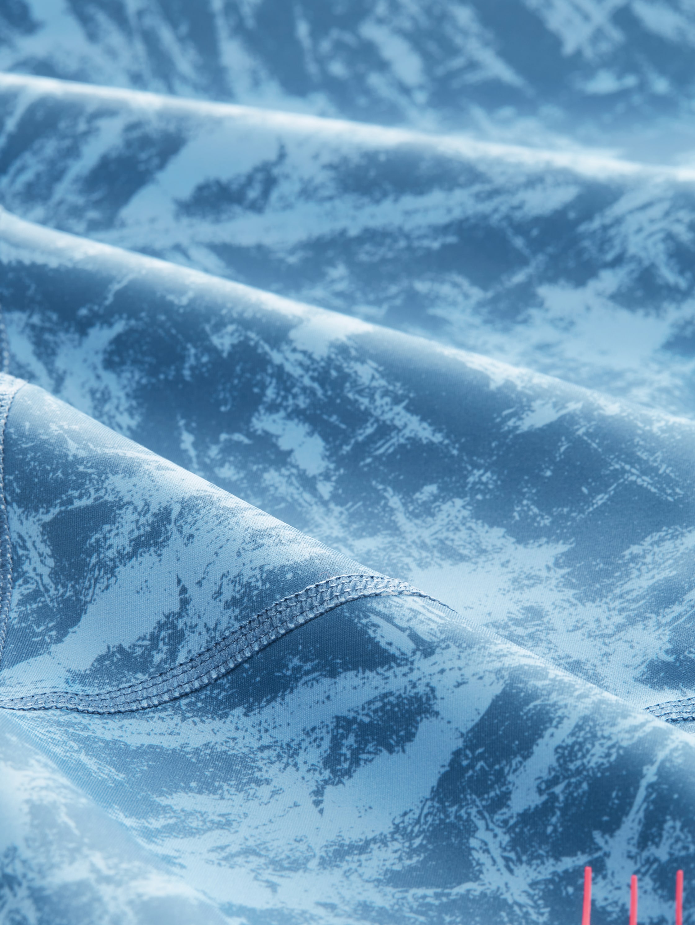 Sporttights in enkellengte - Steel Blue AOP