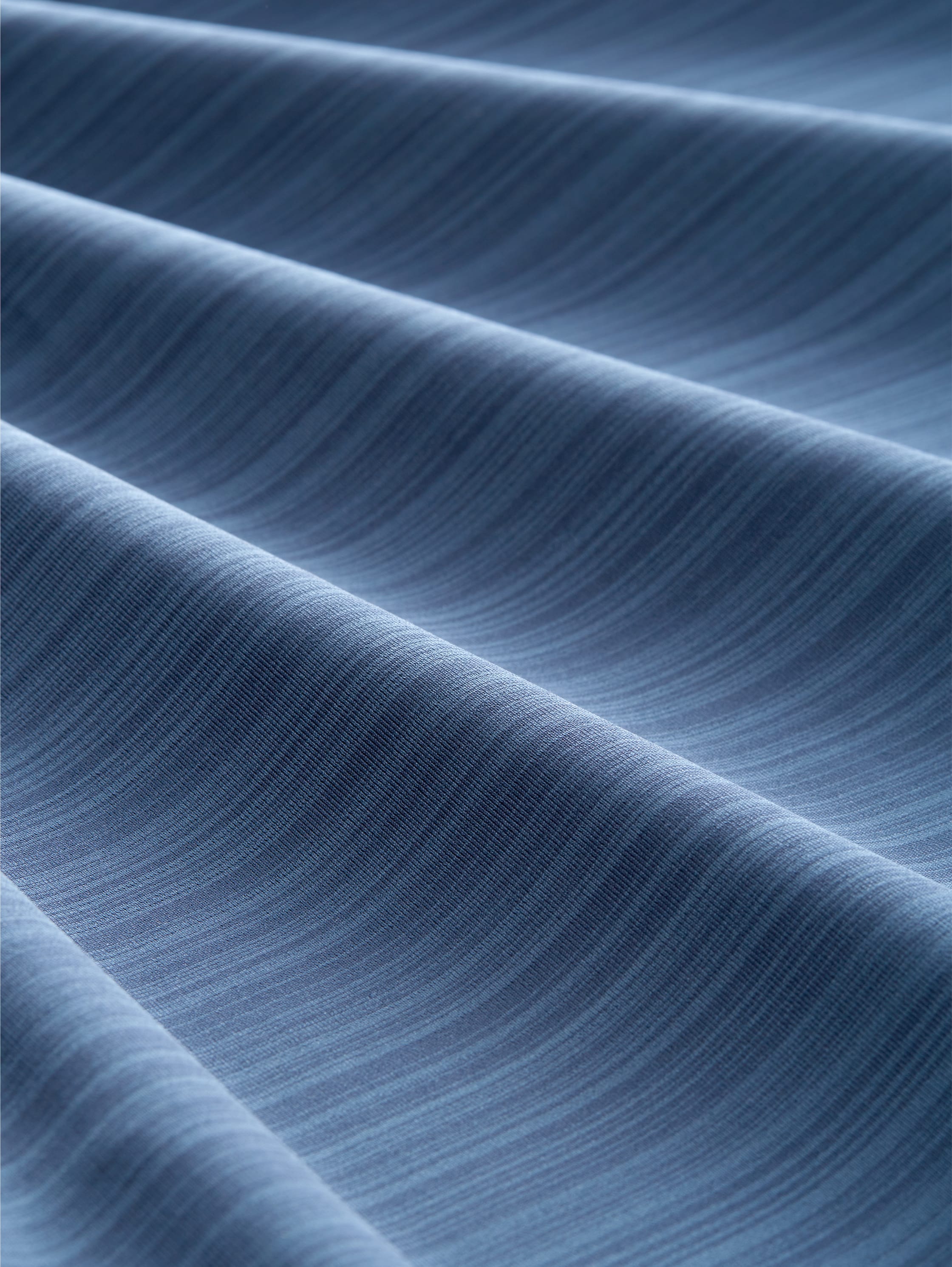 Breathable T-shirt with a letter print - French Navy Melange