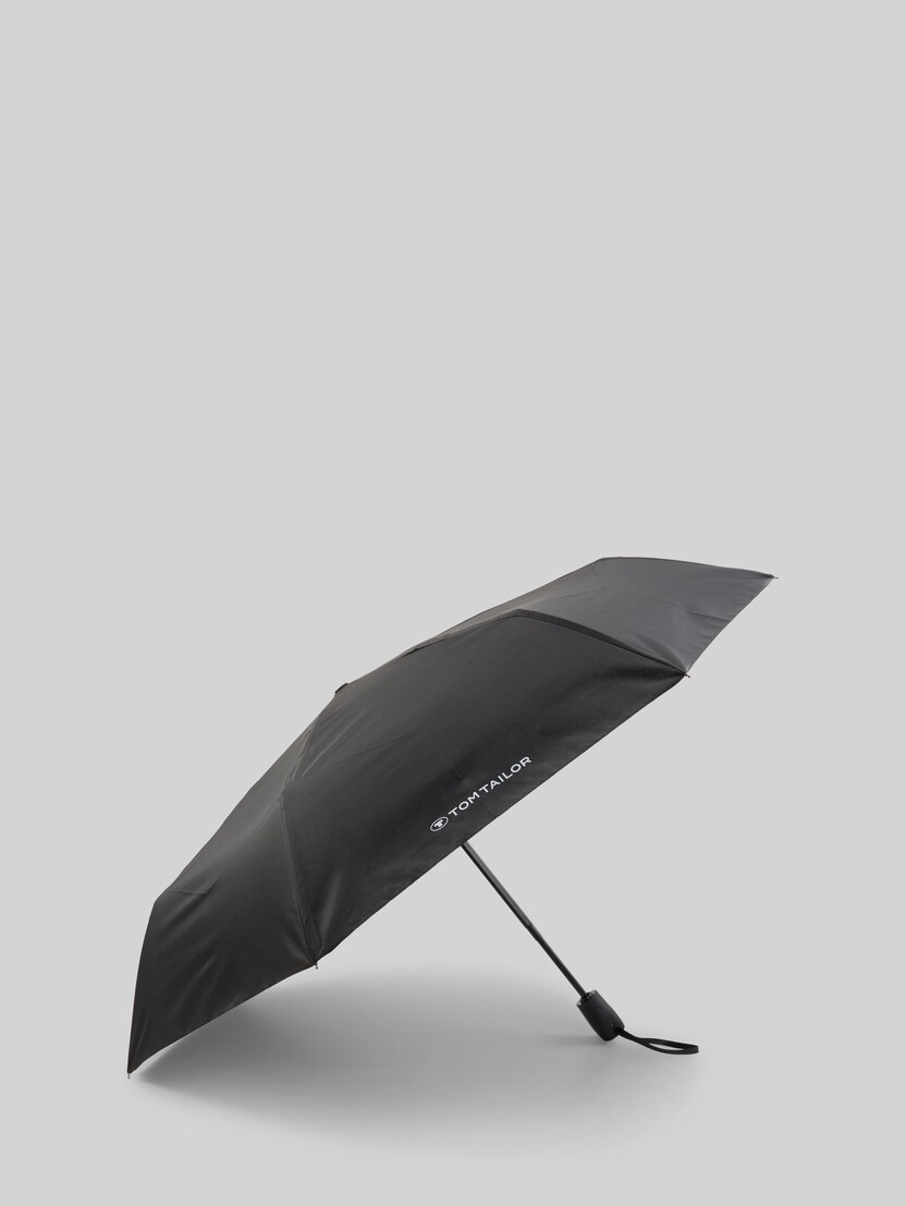 Mini Regenschirm mit Doppelautomatik von Unisex, black