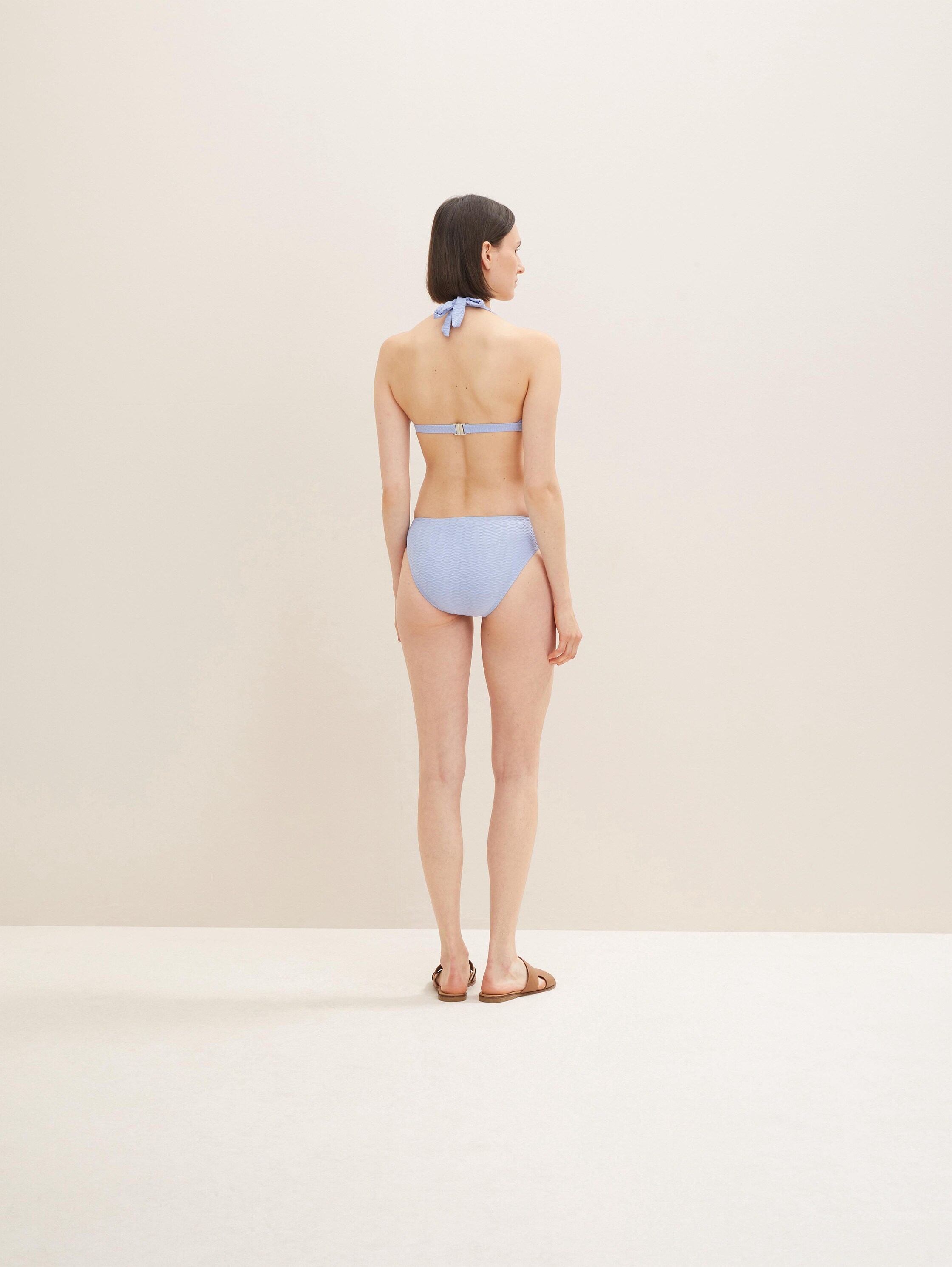 Schlichte Bikinihose mit Logo Coin - 3