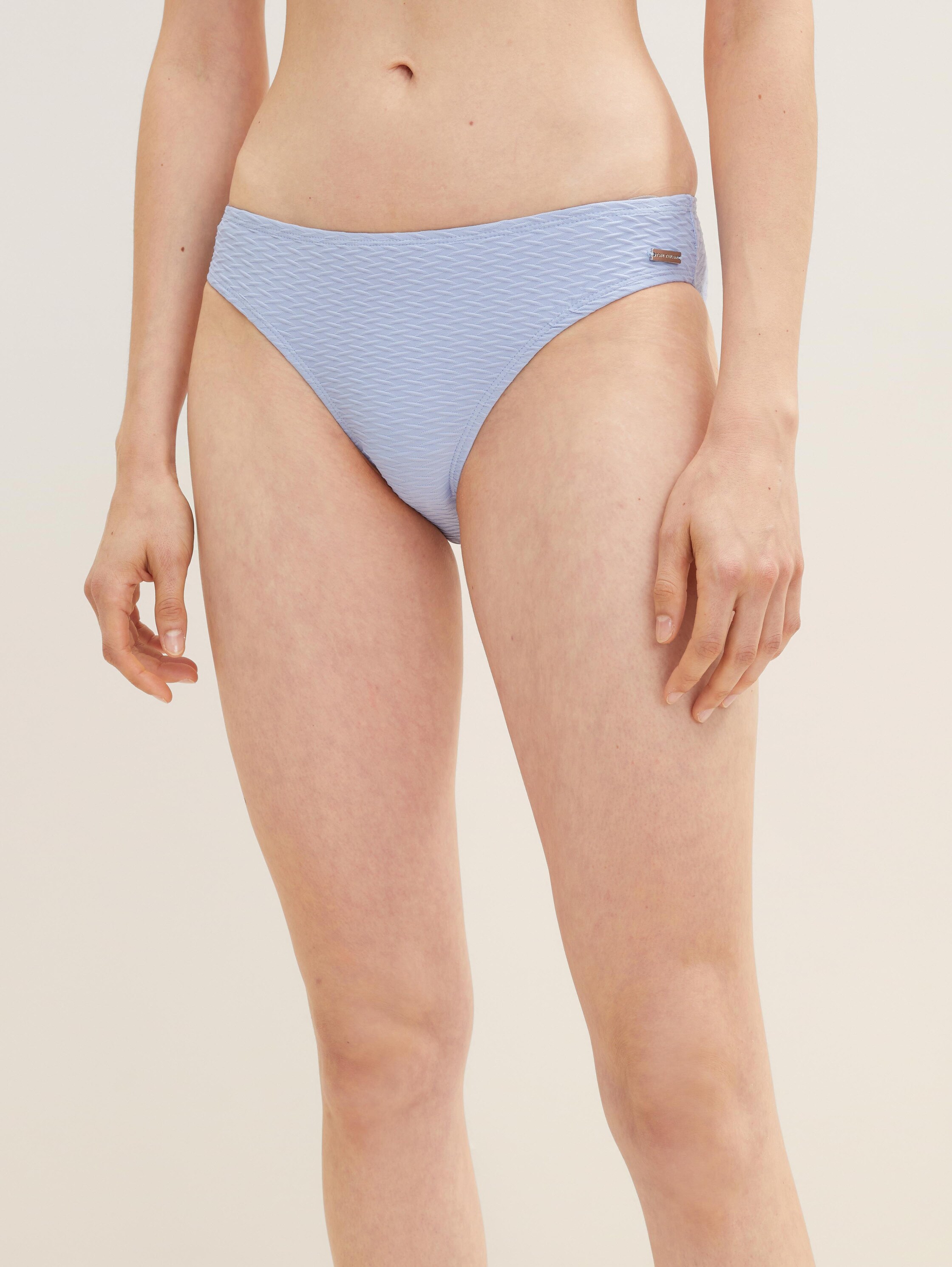 Schlichte Bikinihose mit Logo Coin - 5