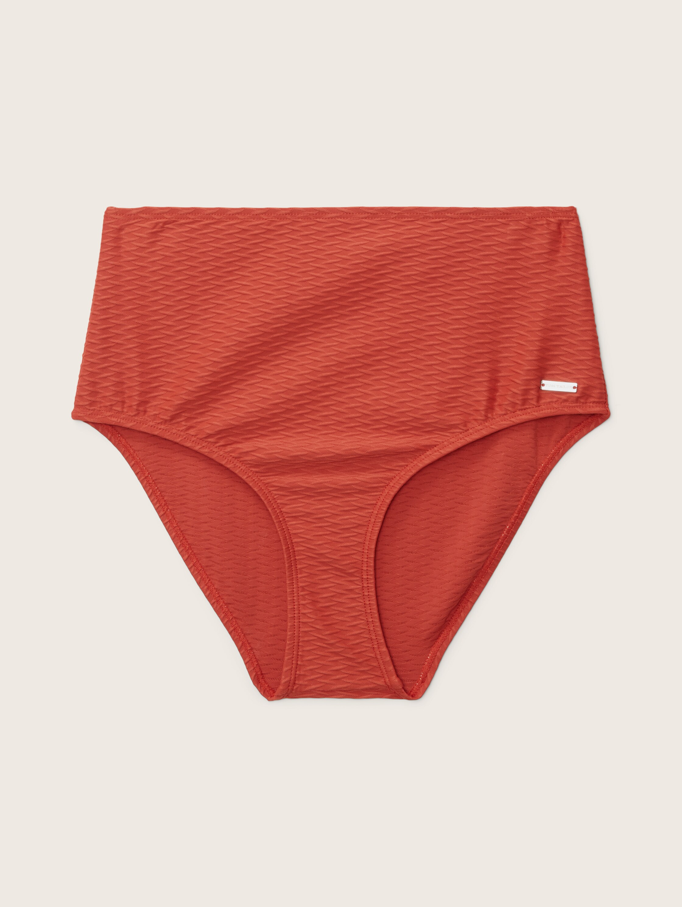 Hoch geschnittene Bikinihose - 4