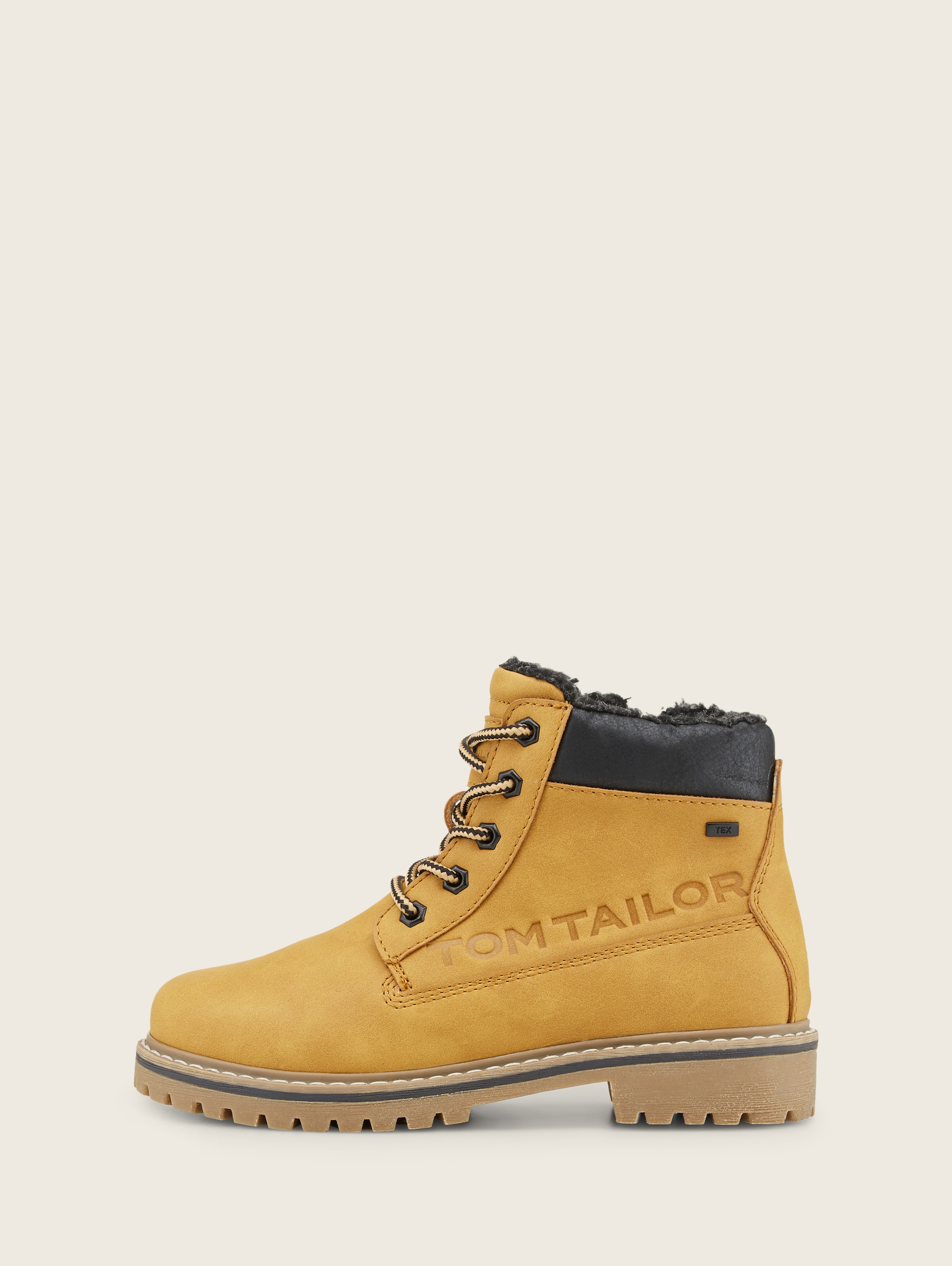 Effen laarzen - camel -