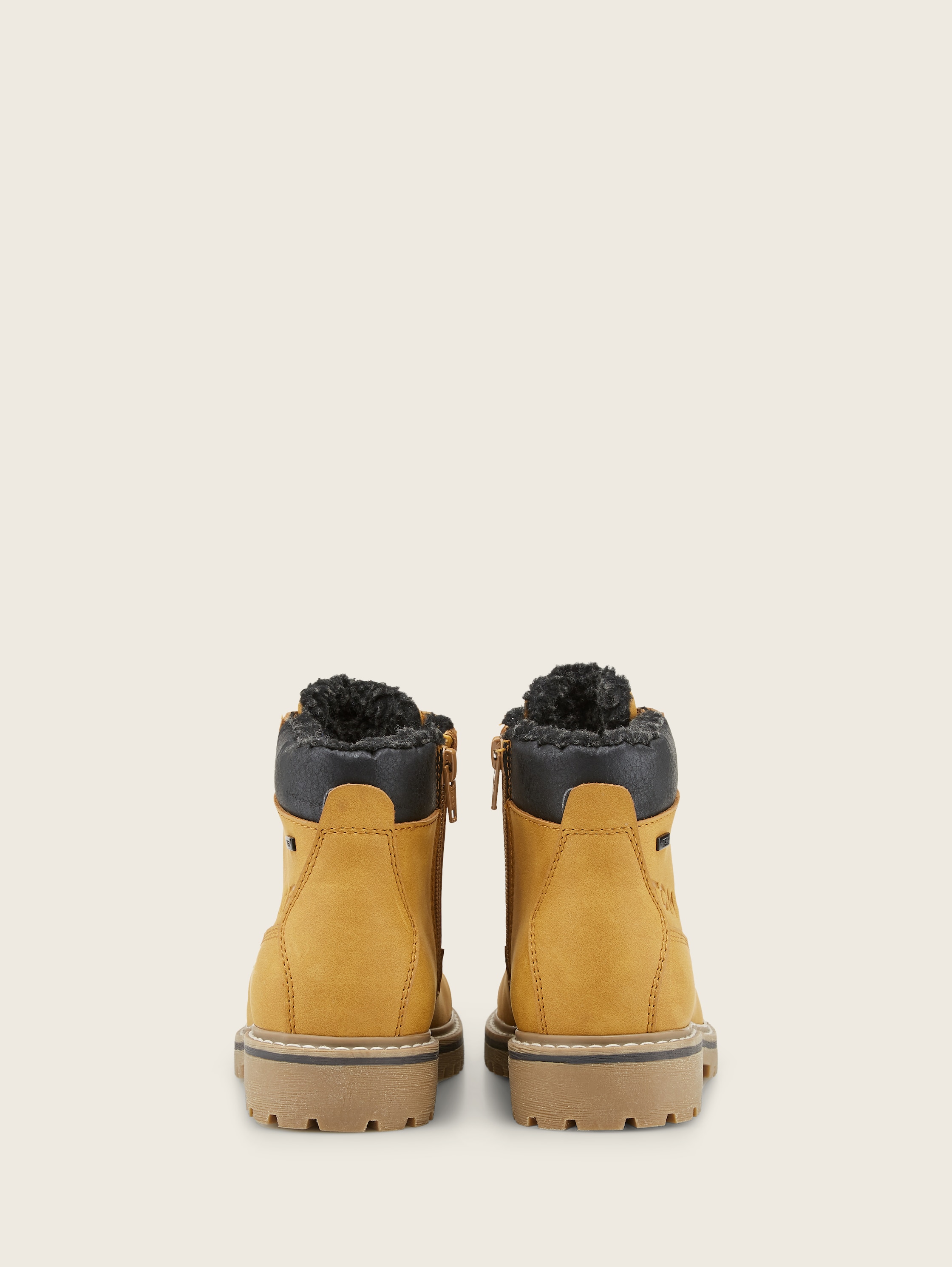 Effen laarzen - camel -