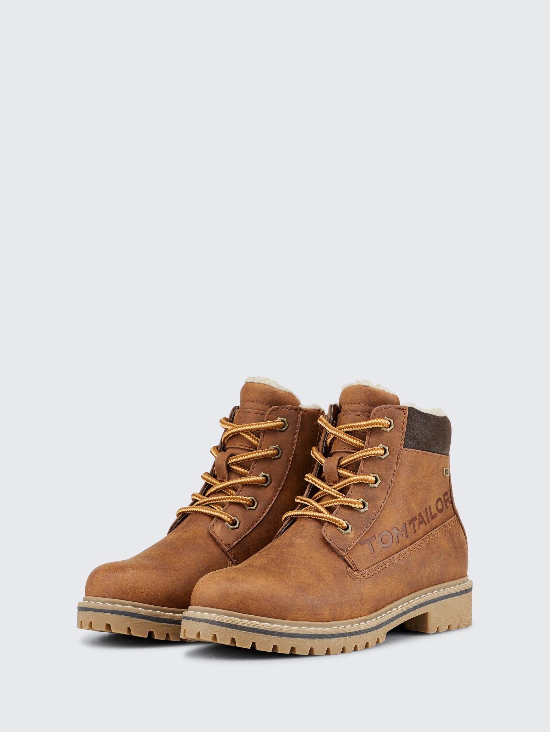 Unifarbene Stiefel - nuts - seitliche Produkt-Ansicht