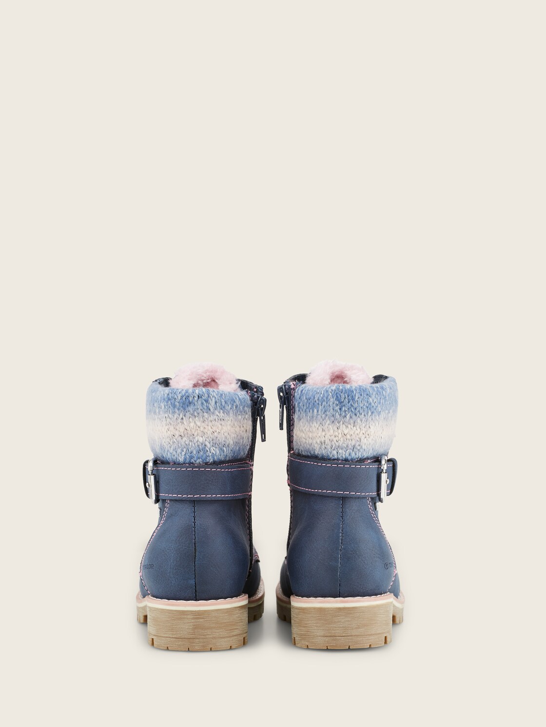 Gefütterte Stiefel - denim - Produkt-Rückansicht