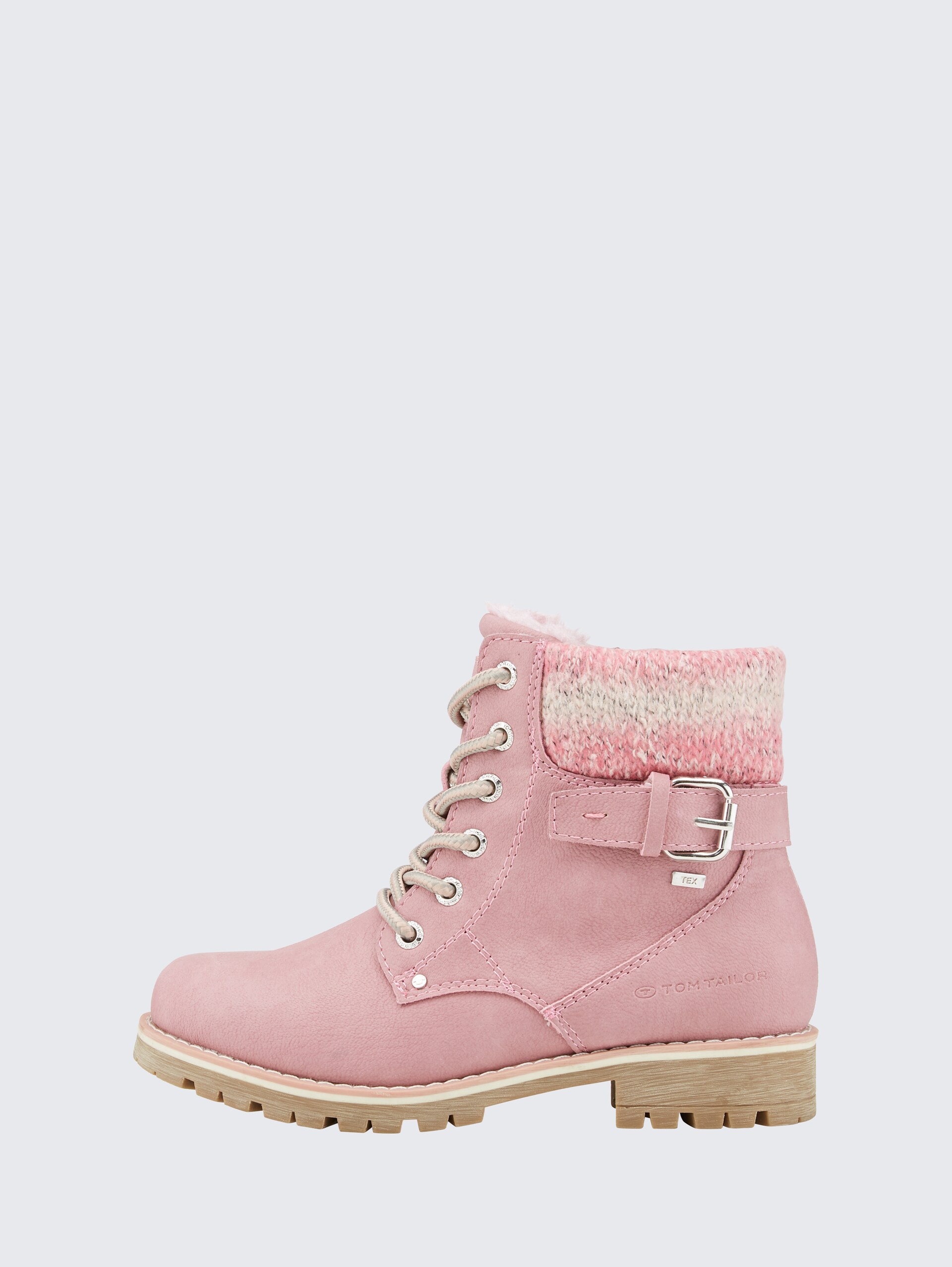 Gefütterte Stiefel - rose - seitliche Produkt-Ansicht